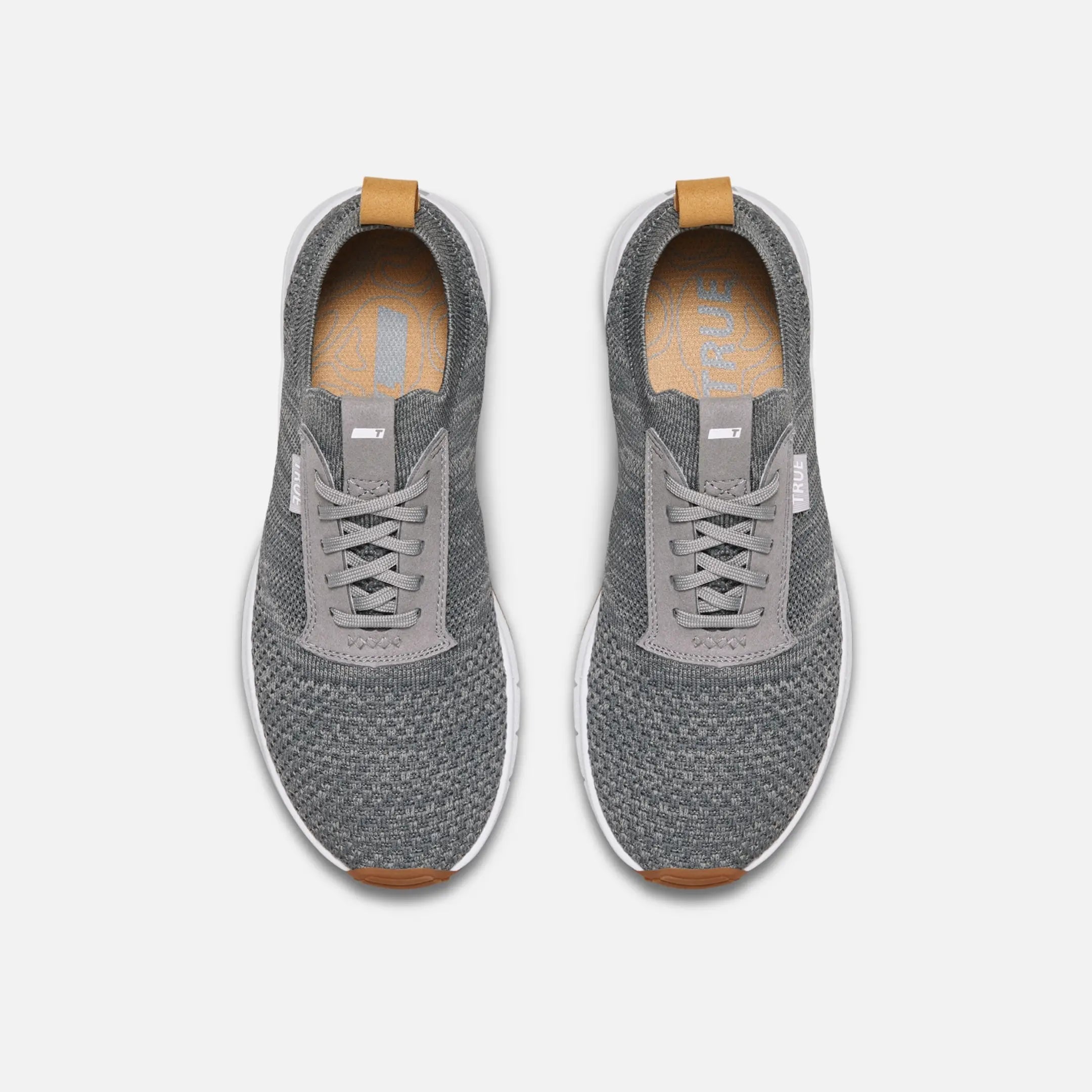 TRUE Women's All Day Knit II Comfortable Stretchy Casual Sneakers - Perfect for Walking, Work & Everyday Wear