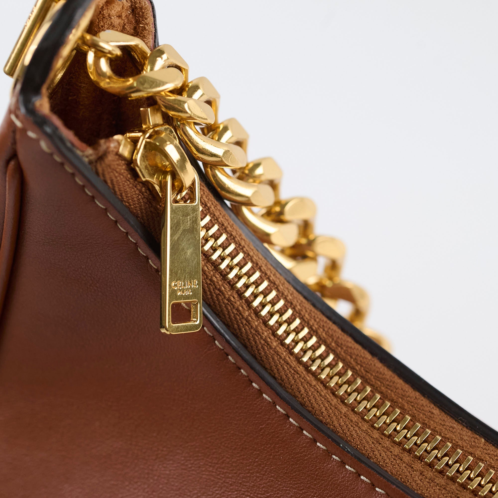 Celine Medium Ava Chain Bag - Stylish Leather Shoulder Handbag for Women | Perfect for Work, Travel & Everyday Use