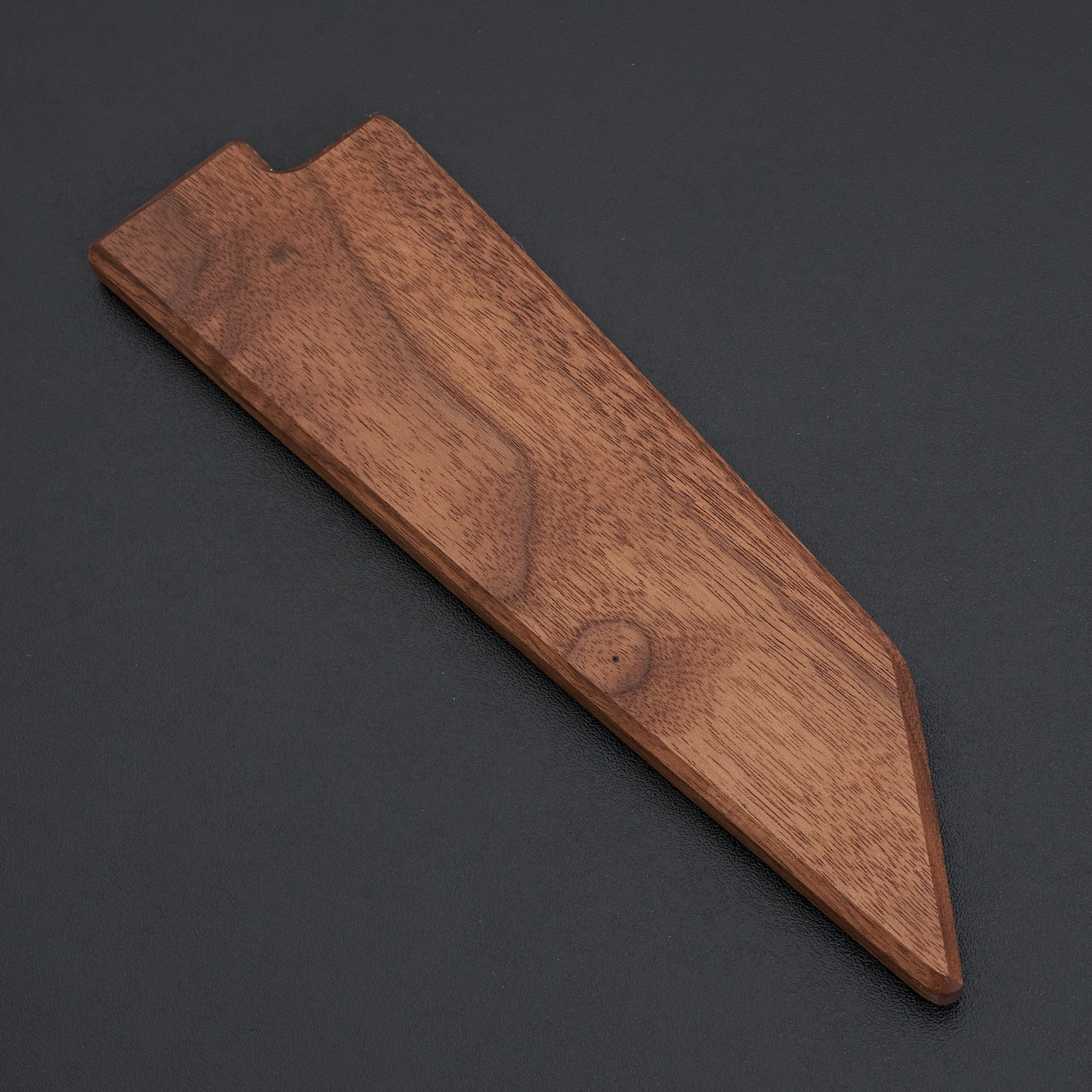 Premium Magnetic Saya Walnut Bunka/Santoku Knife - High Carbon Stainless Steel Japanese Kitchen Knife for Slicing, Dicing & Chopping - Perfect for Home Chefs & Professional Cooking
