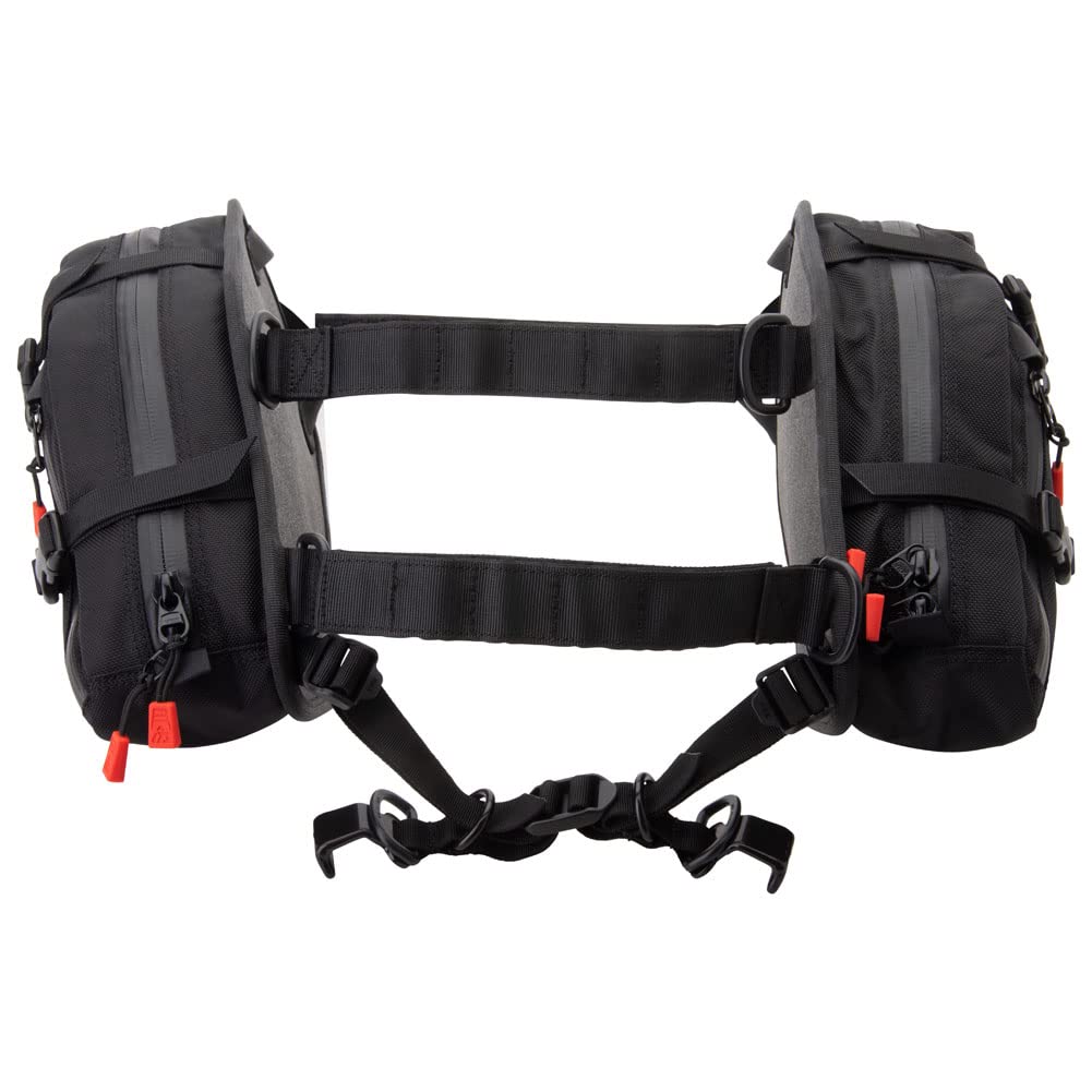 TUSK Traverse Waterproof Motorcycle Pannier Bags - Durable Side Luggage for Adventure Riding & Commuting - Perfect for Harley, BMW, and Dual-Sport Bikes