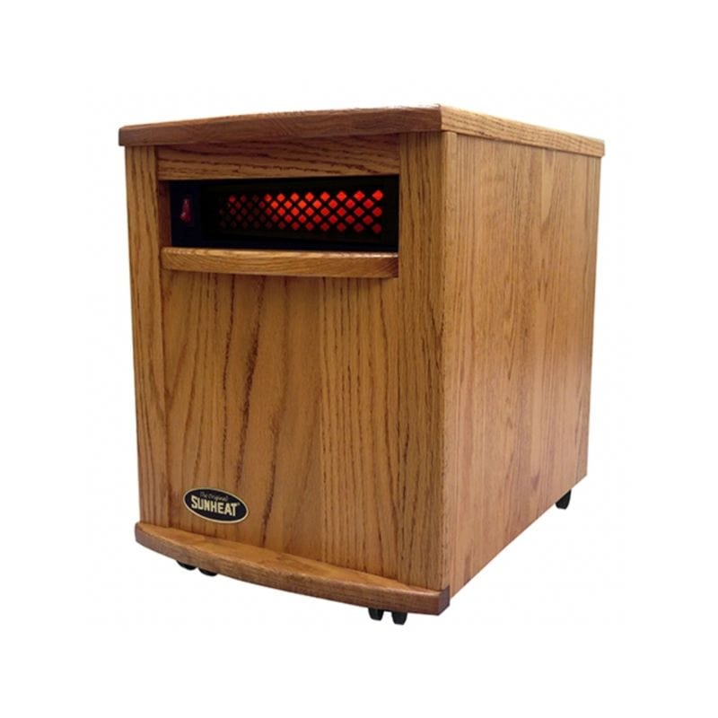 Original SUNHEAT USA1500 A Amish Hand Crafted Indoor Heater - Energy Efficient Portable Space Heater for Home, Office & Bedroom - Perfect for Winter Warmth & Cozy Comfort
