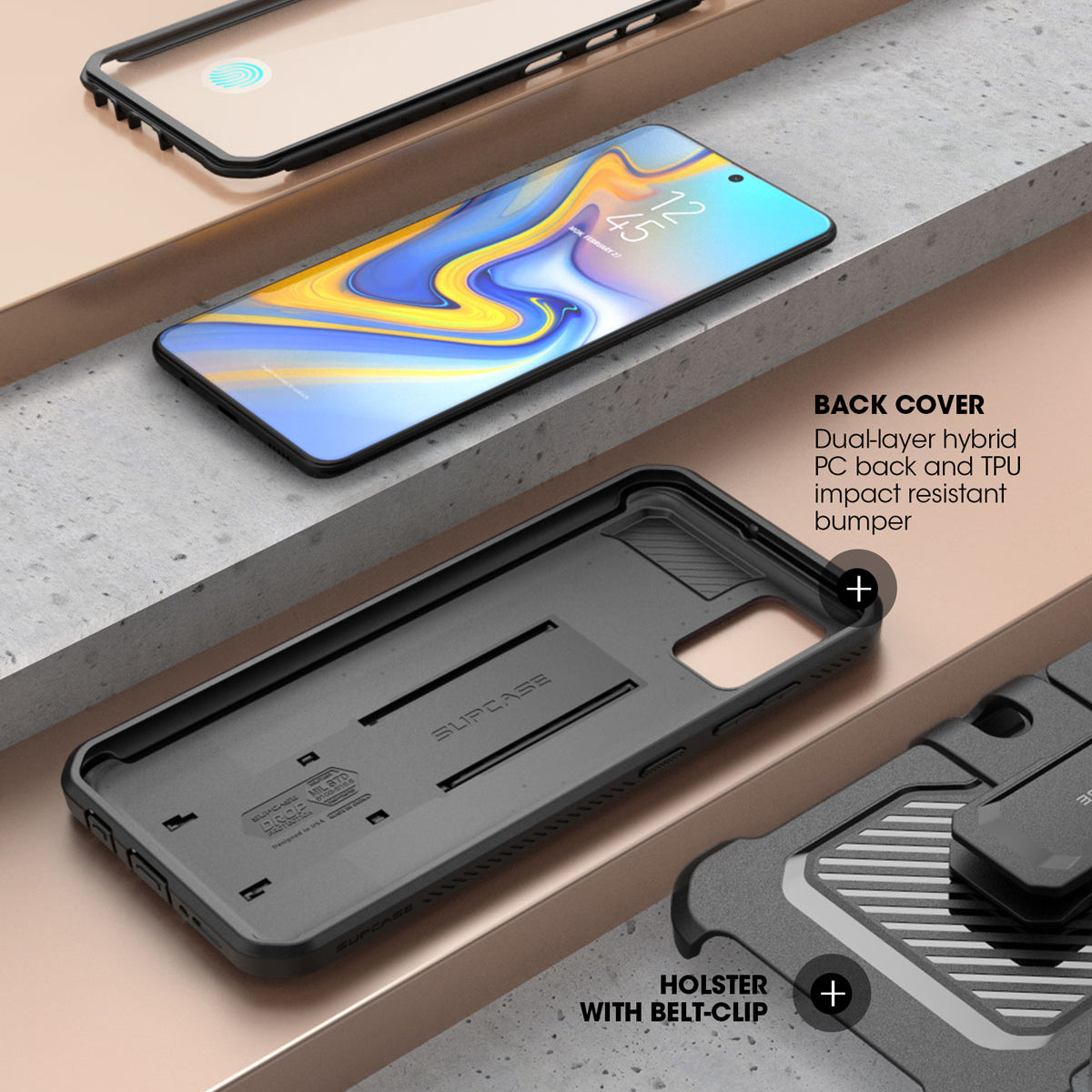 Samsung Galaxy A51 5G Case - Unicorn Beetle Pro Heavy Duty Rugged Protective Cover with Shockproof Design (Black) - Perfect for Outdoor Activities, Construction Work & Extreme Sports Protection