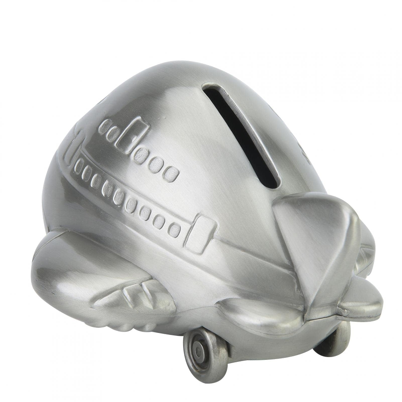 Airplane Piggy Bank - Zinc Alloy Kids Money Saving Box for Coins | Airplane-Shaped Coin Bank for Home Decor, Desktop Decoration & Gift | Perfect for Kids' Savings, Travel-Themed Rooms & Birthday Presents