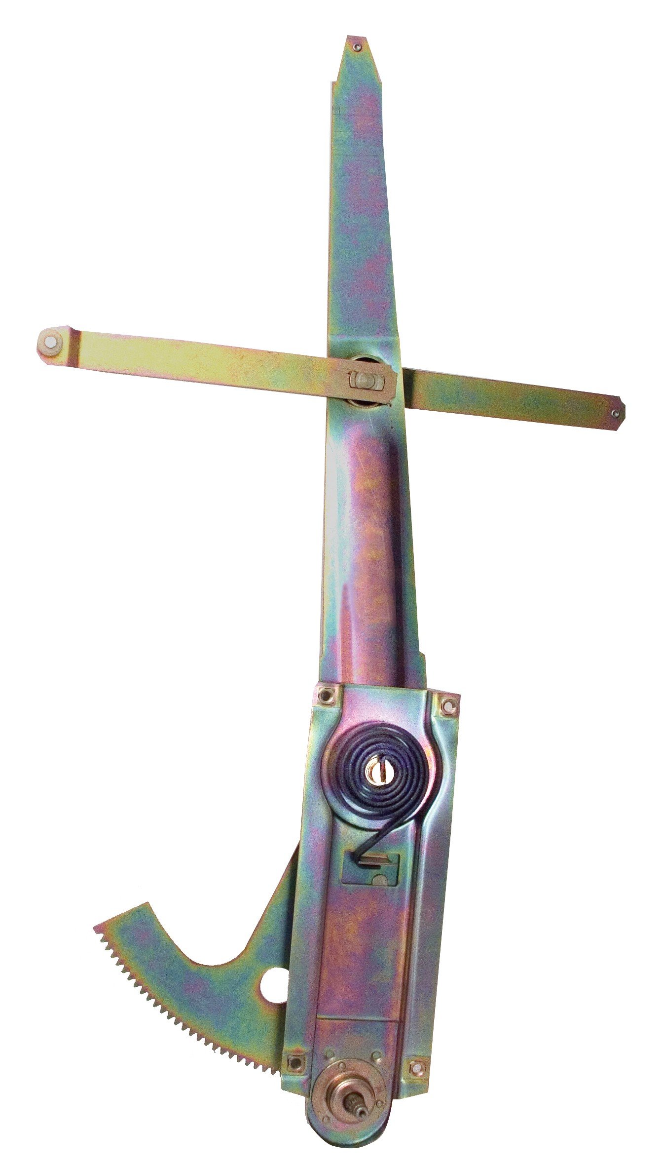 Scott Drake C7ZZ-6523201-AR 1967 Mustang Concours Left Hand Window Regulator - Perfect for Classic Car Restoration & Vintage Auto Parts Collection
