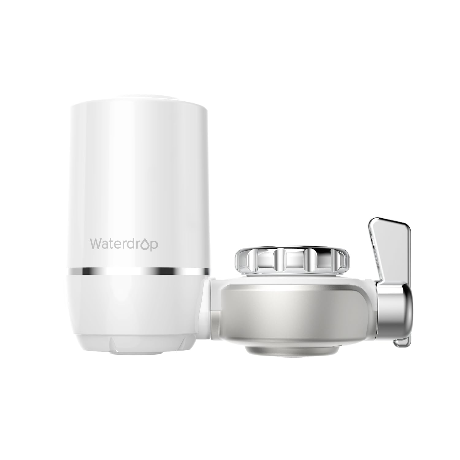 Waterdrop NSF Certified Faucet Water Filter – 320 Gallon Capacity, Reduces Chlorine & Lead, BPA-Free for Clean Drinking Water | Perfect for Kitchen Sink, RV, and Office Use