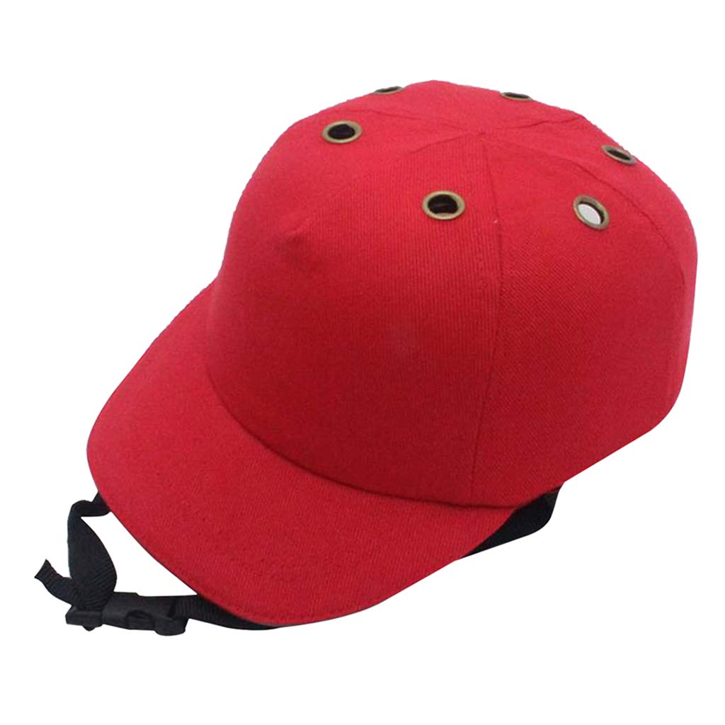 Harilla Adjustable Safety Hard Hat - Red ANSI Certified Construction Helmet for Men & Women - Ideal for Construction Sites, Industrial Work, and Outdoor Activities