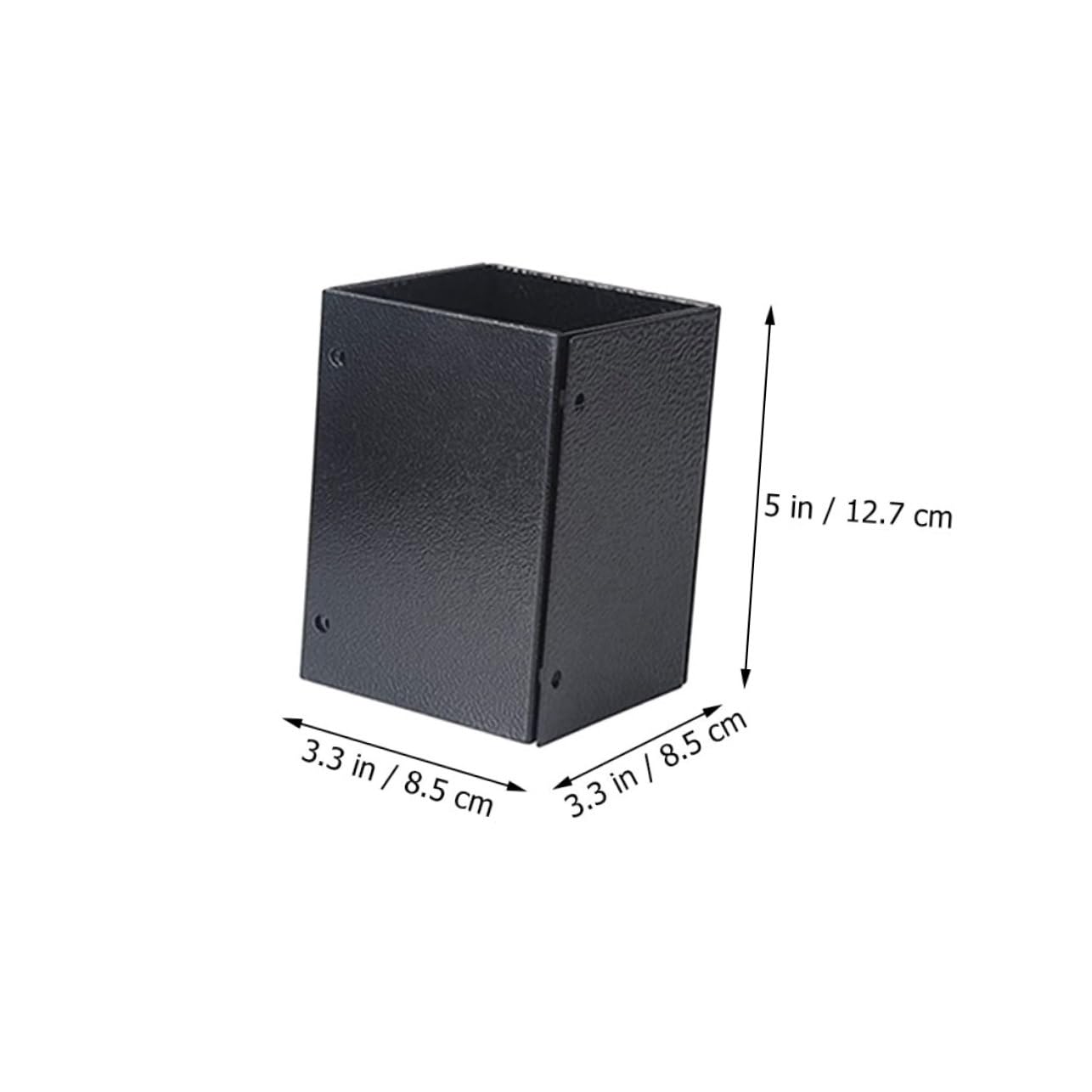 Easy Install Post Base Protectors - Durable Mailbox Post Covers & Metal Deck Railing Brackets for Fence Post Bases | Perfect for Outdoor Mailbox Protection, Deck Railings & Fence Support