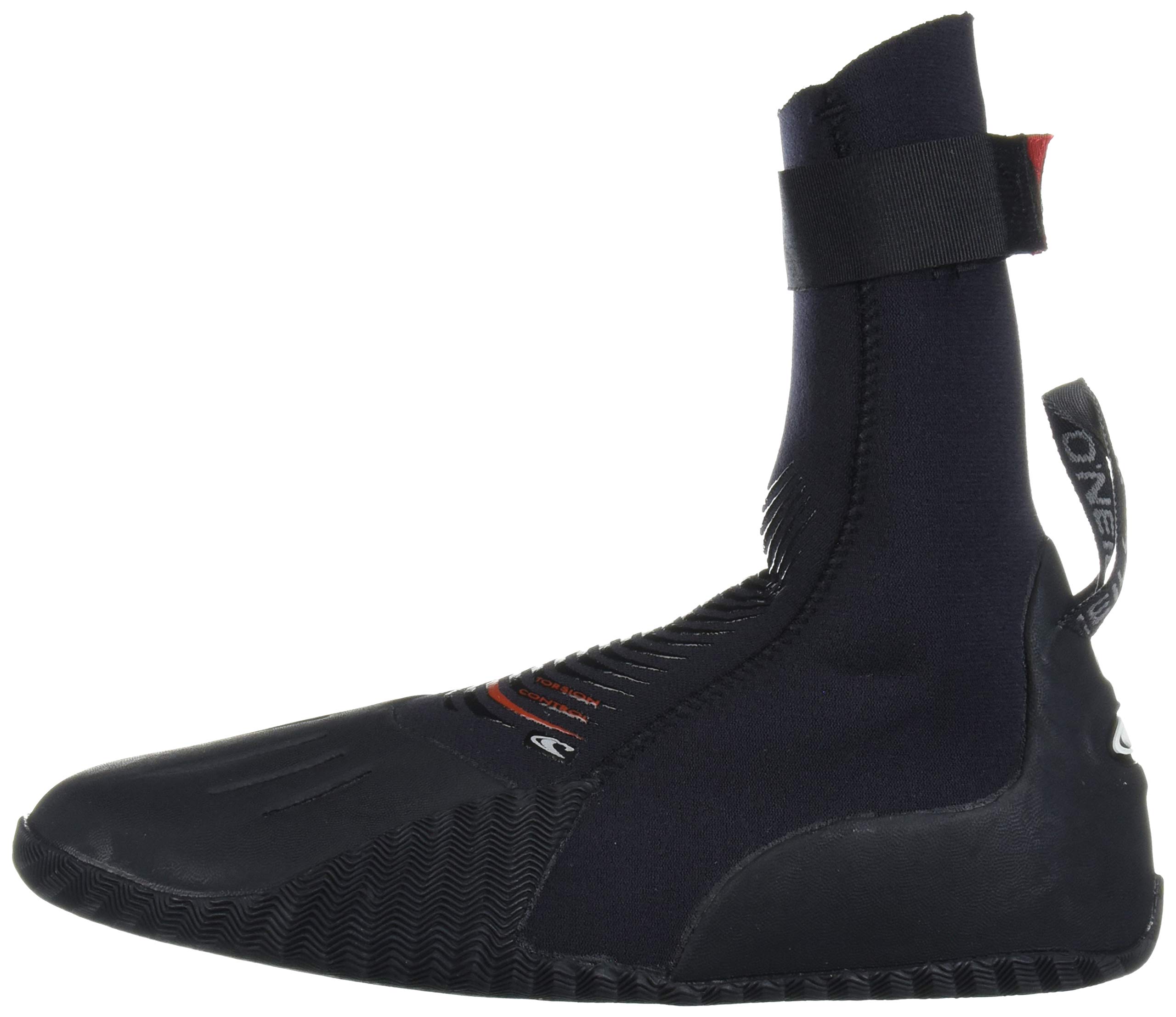 O'Neill Heat 3mm Round Toe Booties for Women - Neoprene Scuba Diving Boots with Anti-Slip Sole - Perfect for Surfing, Snorkeling, Kayaking & Water Sports