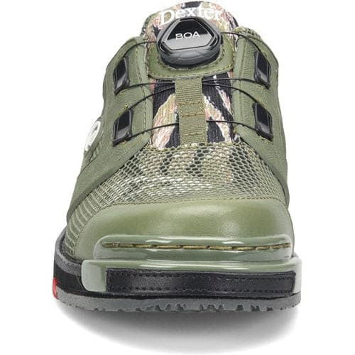 **Dexter Men's SST 8 Power Frame BOA Bowling Shoes - Right/Left Hand - Green Camo Design | Perfect for Competitive & League Bowling**