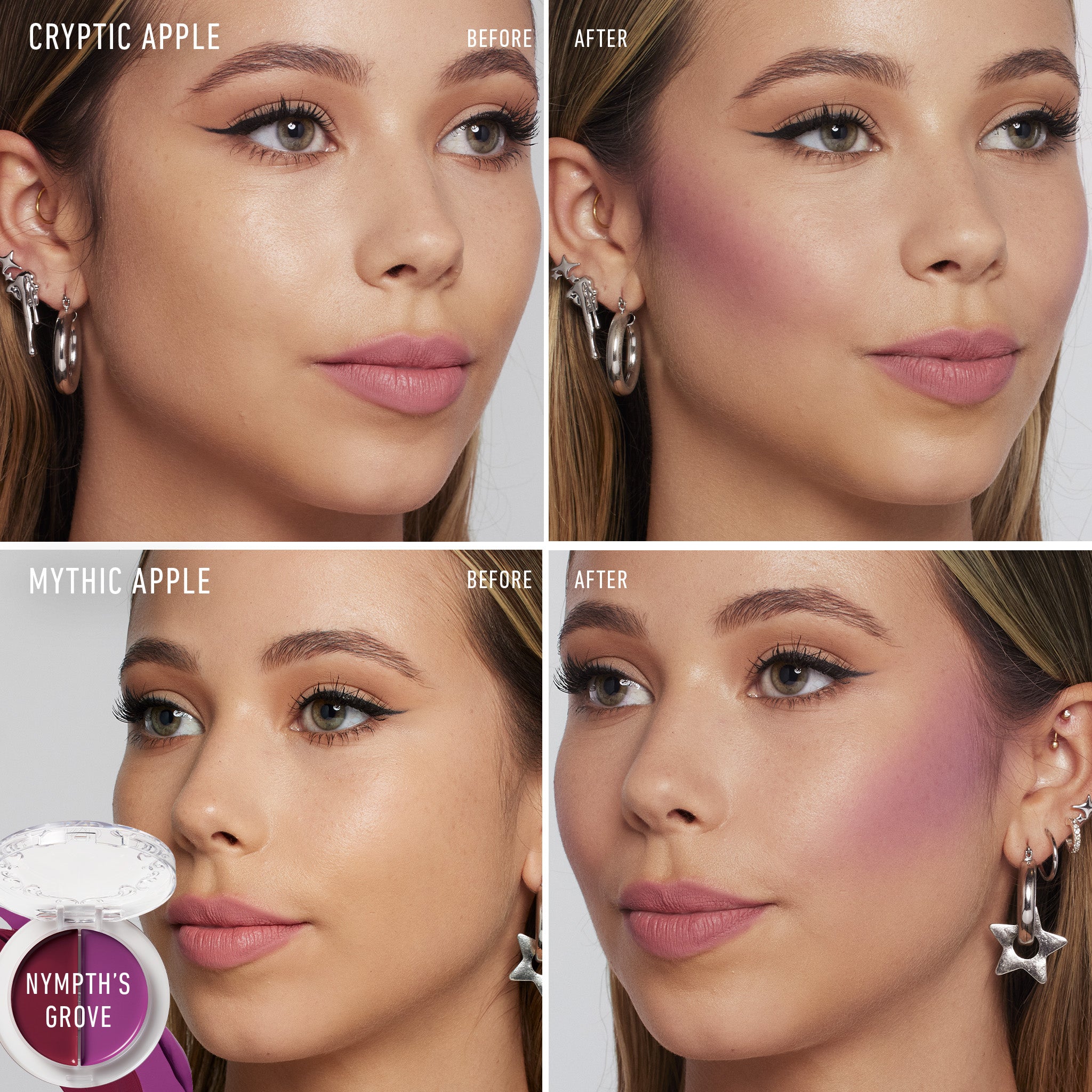 Best Apple Blush Balm Duo Set - Natural Cheek & Lip Tint for a Healthy Glow | Perfect for Everyday Makeup & On-The-Go Touch Ups