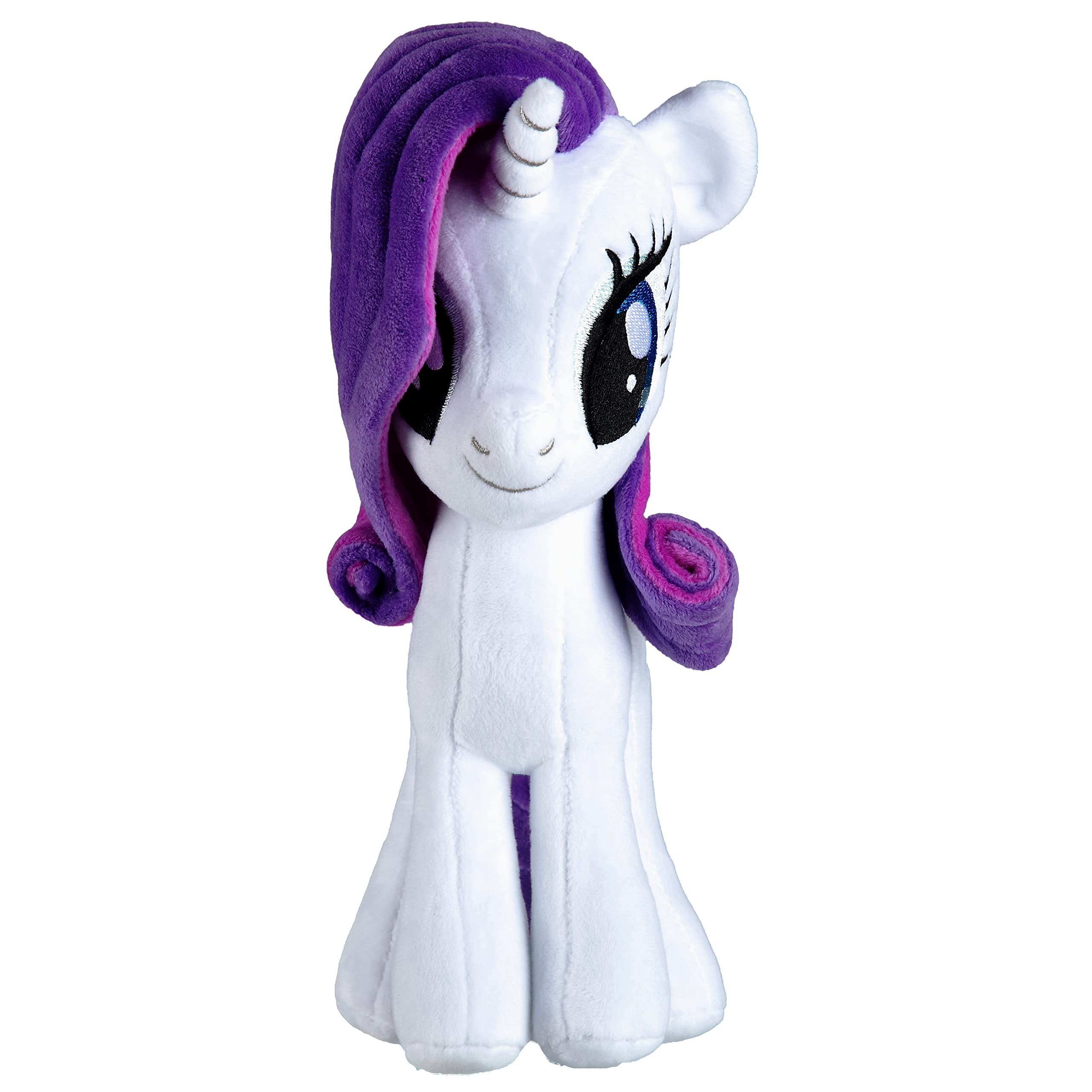 My Little Pony Rarity Plush Toy - Official Licensed Collectible, Soft & Cuddly Stuffed Animal for Kids & Adults - Perfect Gift for MLP Fans & Collectors (Ages 3+) - Great for Birthday Gifts, Room Decor & Cuddle Time