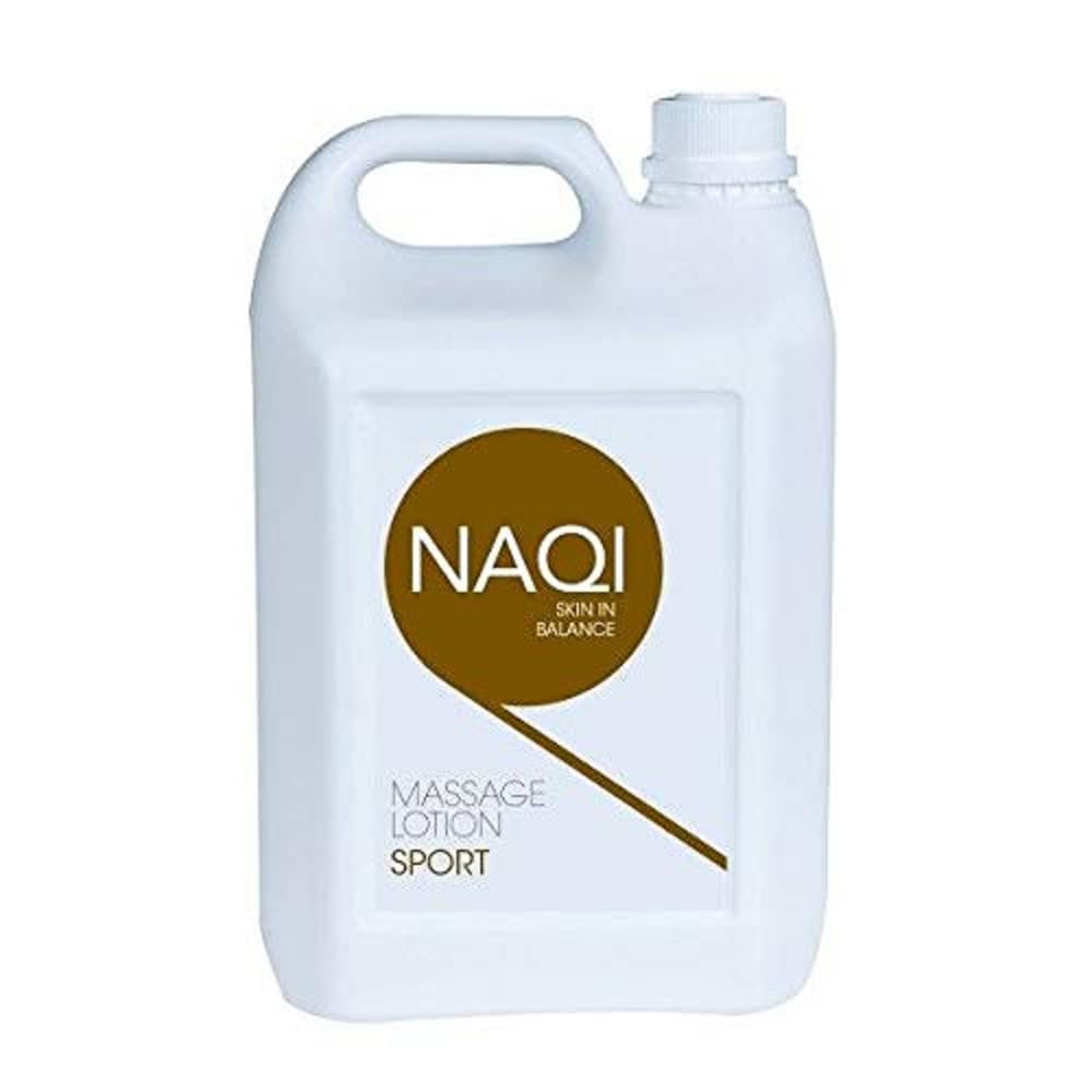 NAQI Sports Massage Lotion - Deep Hydration Oil-Rich Formula for Athletes & Recovery - 5L & 500ml Options - Perfect for Post-Workout, Physical Therapy & Relaxation