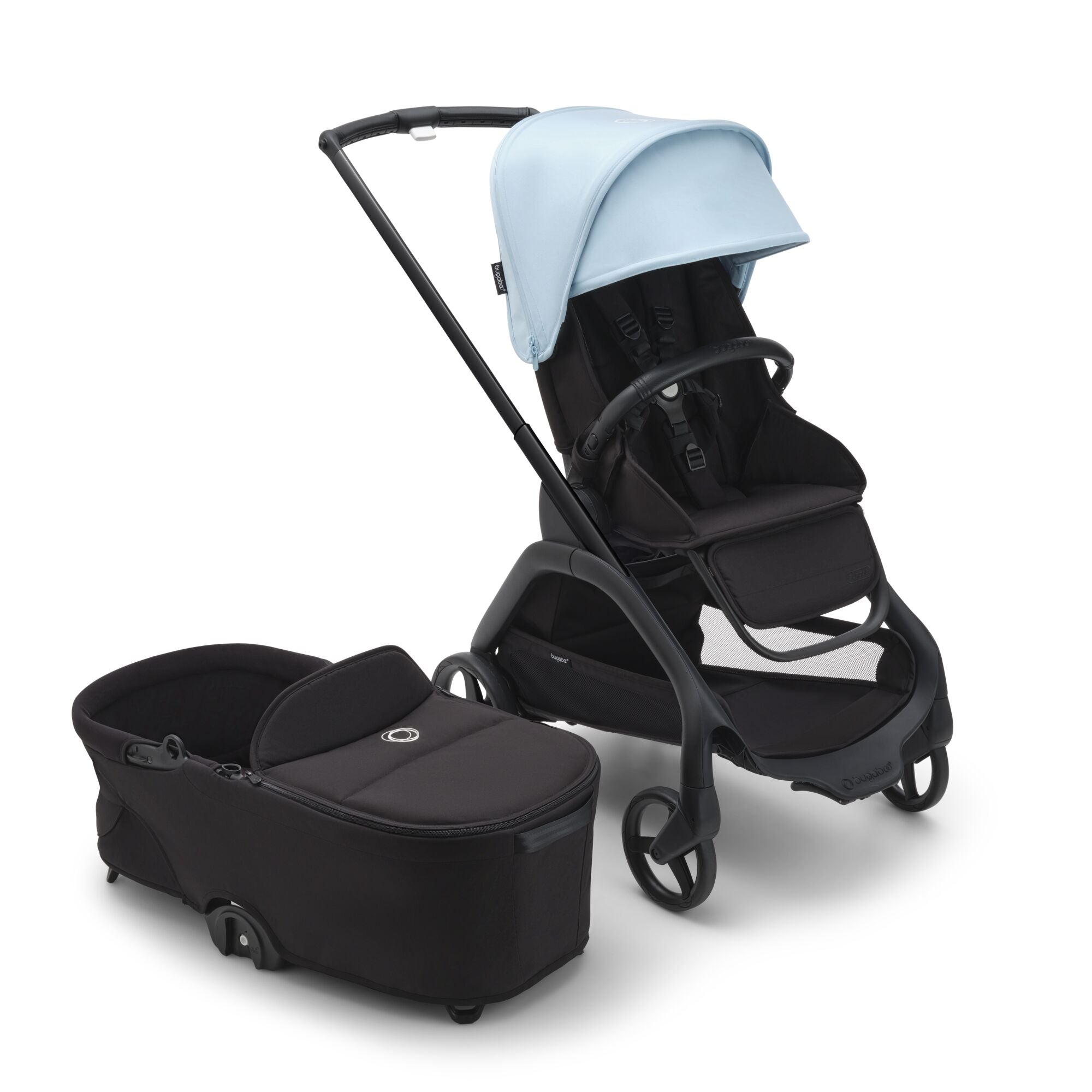 Bugaboo Dragonfly Complete Stroller with Seat & Bassinet - Lightweight Travel System for Newborns & Toddlers - Perfect for City Walks, Shopping & Air Travel