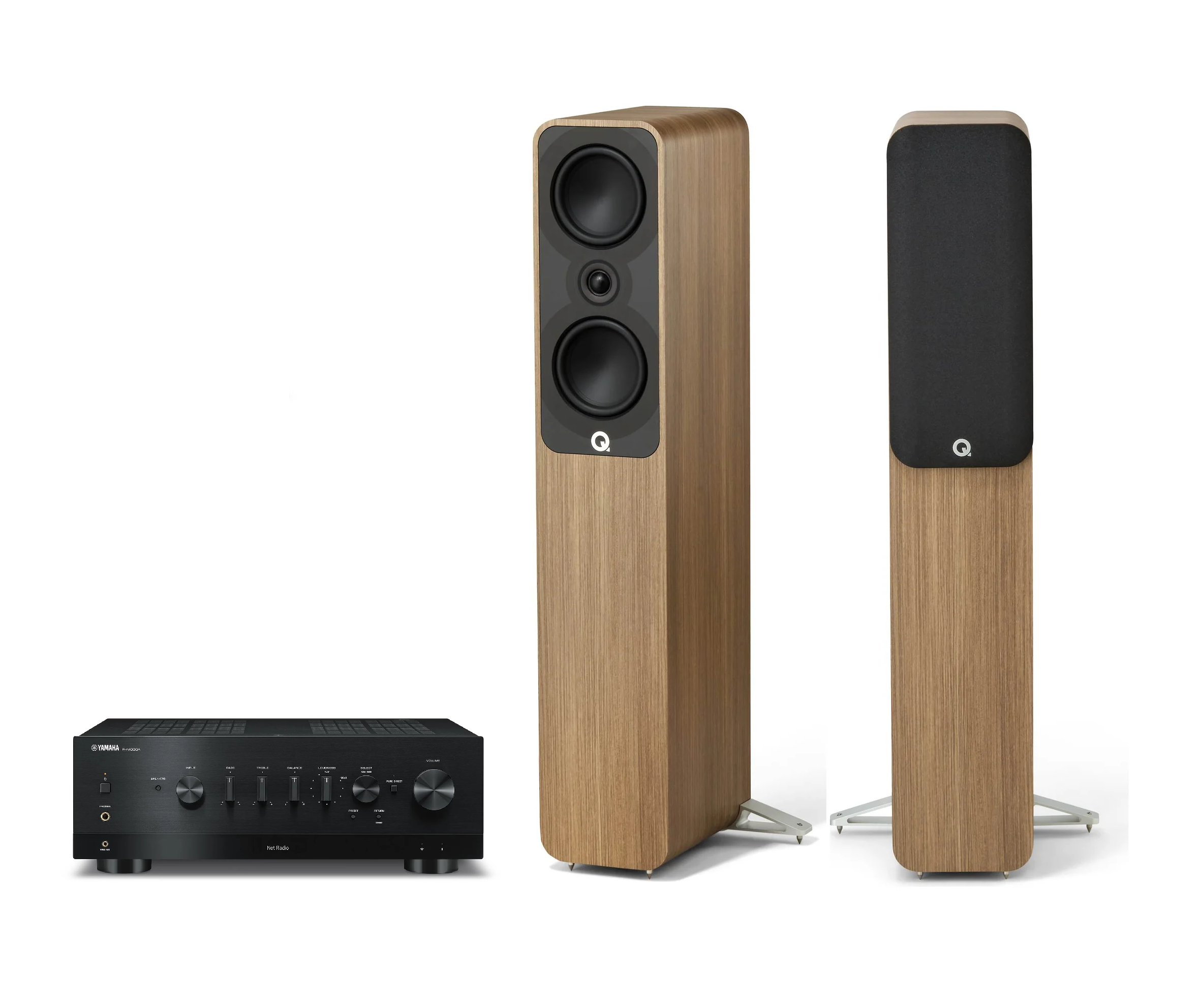 Yamaha & Q Acoustics High-Fidelity Streaming Audio System - Premium Sound for Home Theater, Music Listening & Entertainment