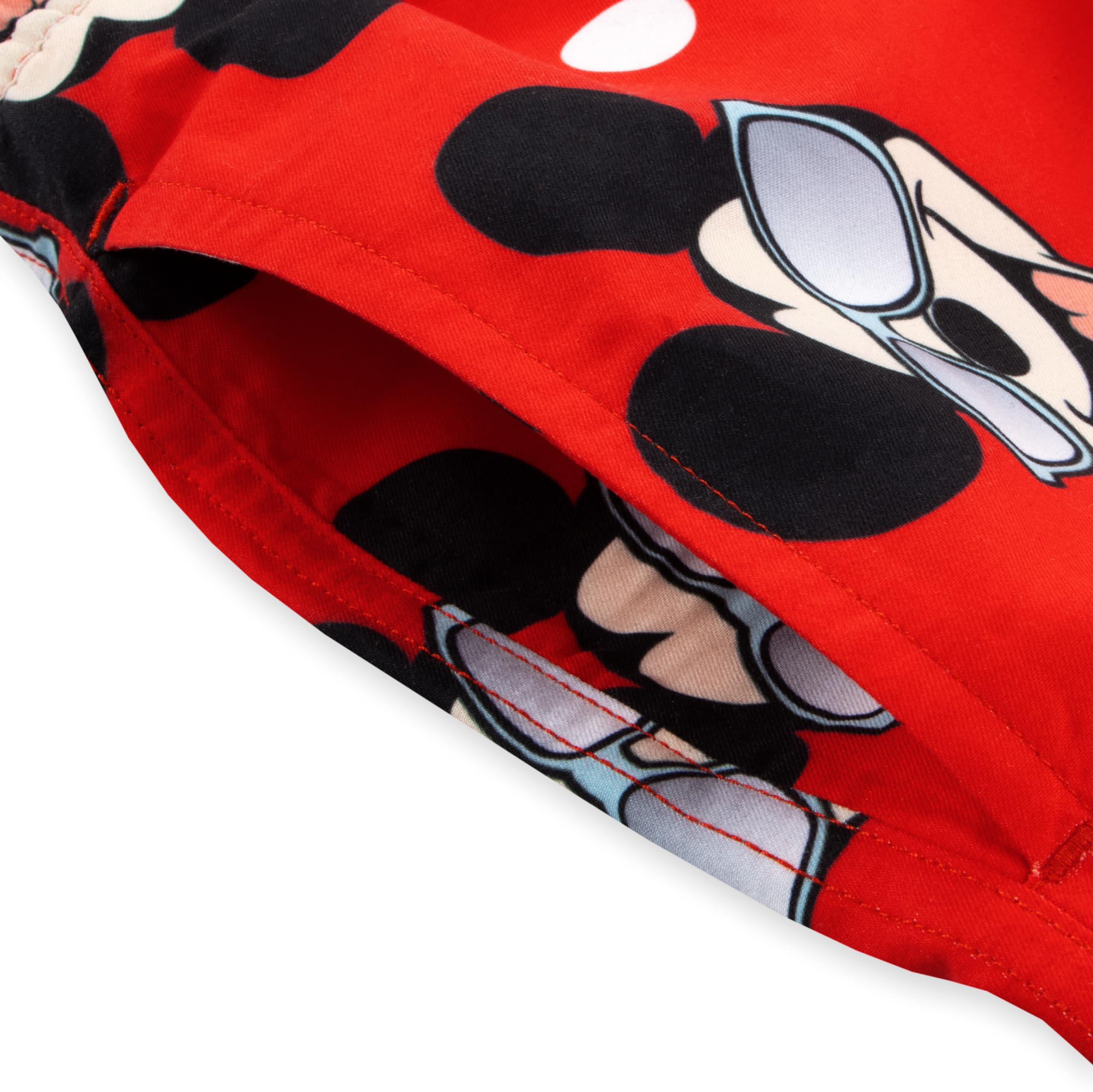 Disney Mickey Mouse Men's Swim Trunks with Pockets - Quick Dry Beach Shorts for Swimming, Surfing & Summer Vacation | Novelty Swimwear for Pool Party, Water Park & Tropical Getaway