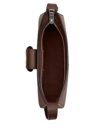 Coach Eliza Shoulder Bag with Zipper Closure - Stylish Leather Crossbody Purse for Women | Perfect for Work, Travel & Everyday Use