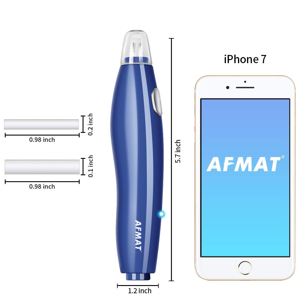 Rechargeable Electric Eraser with 140 Refills - Professional Detail Eraser Tool for Artists, Drafting, Drawing & Sketching | Perfect for Architectural Plans, Painting & Precision Work (Blue)