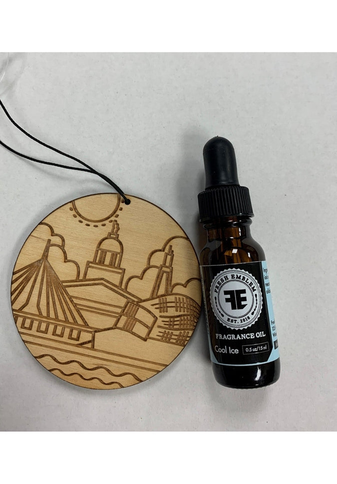 Fresh Emblem Scented Wood Car Air Freshener Bundle - Long-Lasting Natural Aromas for Cars, Home & Office | Perfect for Gifts, Travel & Everyday Use
