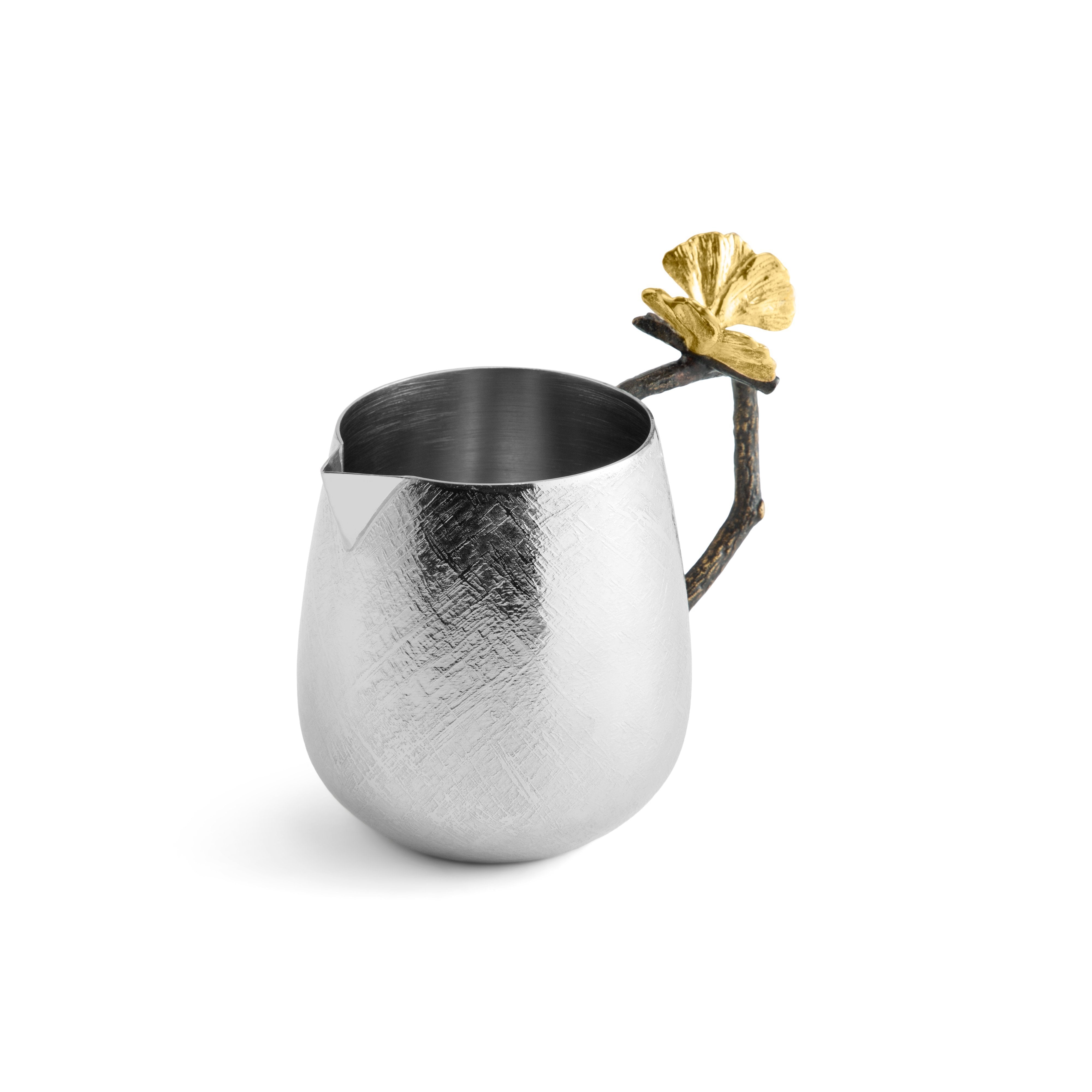 Butterfly Ginkgo Milk Creamer - Elegant Coffee & Tea Accessory for Home, Office, and Cafe Use