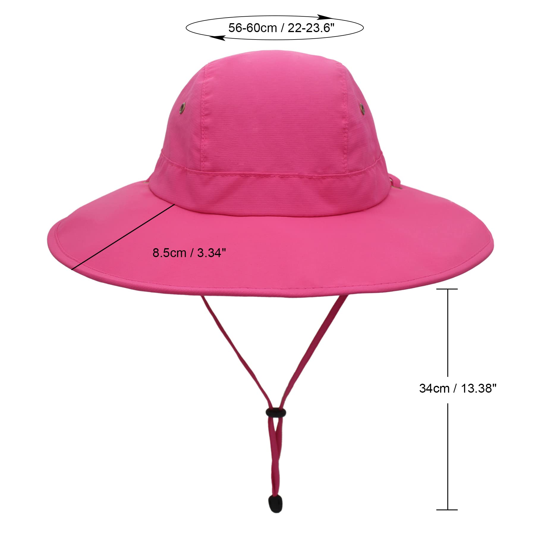 JOYEBUY Unisex Quick-Dry Waterproof Bucket Hat - UV Protection Sun Hat for Men & Women, Outdoor Fishing Hats with Mesh Breathable Design - Perfect for Summer, Beach, Hiking and Travel Adventures