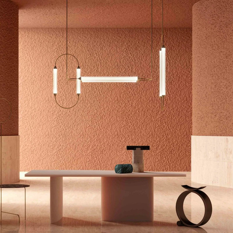 Minimalist Modern Rodio Pendant Light - Sleek Scandinavian Style Hanging Lamp for Kitchen Island, Dining Room & Bedroom Lighting