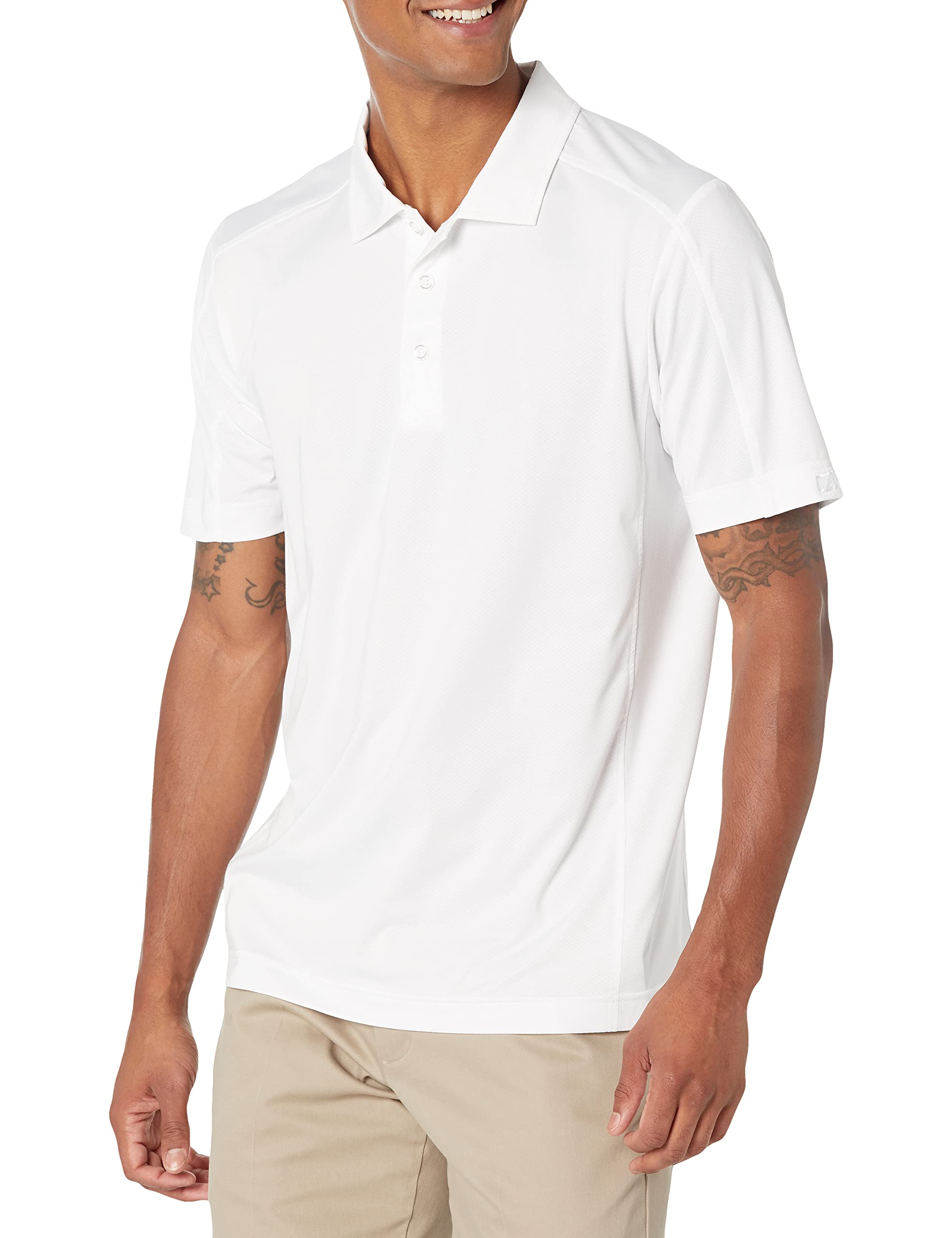 Cutter & Buck Men's CB DryTec Genre Polo Shirt - Moisture-Wicking Performance Golf Shirt for Men, Breathable & Quick-Dry Activewear - Perfect for Golf, Tennis, Work & Casual Wear