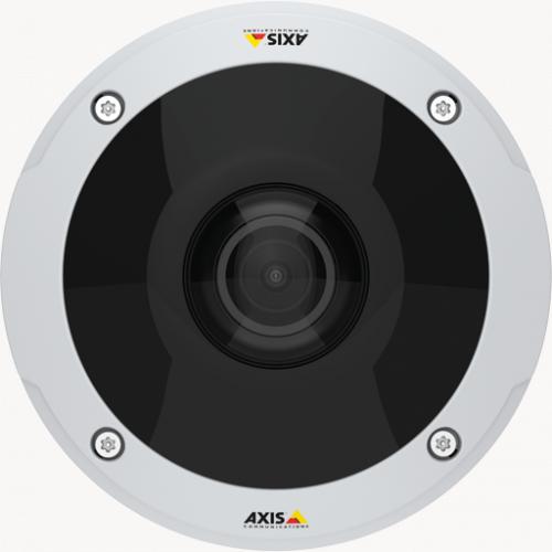 Axis Communications M4308-PLE 12MP 360° Outdoor Panoramic Dome Security Camera with Night Vision - IP66 Weatherproof for Home & Business Surveillance (Driveway, Parking Lot, Warehouse Monitoring)