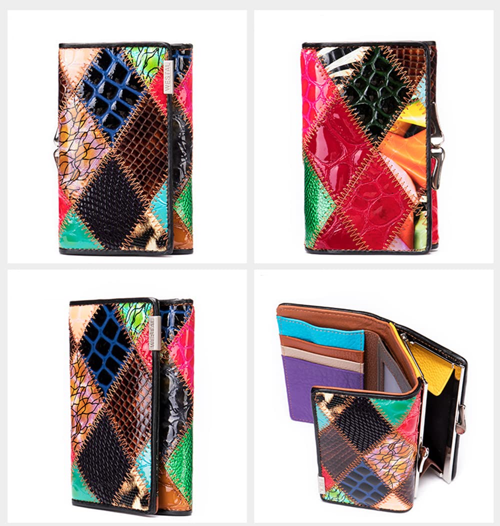 Eysee Genuine Leather Wallets for Women - Stylish Phone Purse with Card Slots - Perfect for Everyday Use, Travel & Shopping (Mode 1-b)