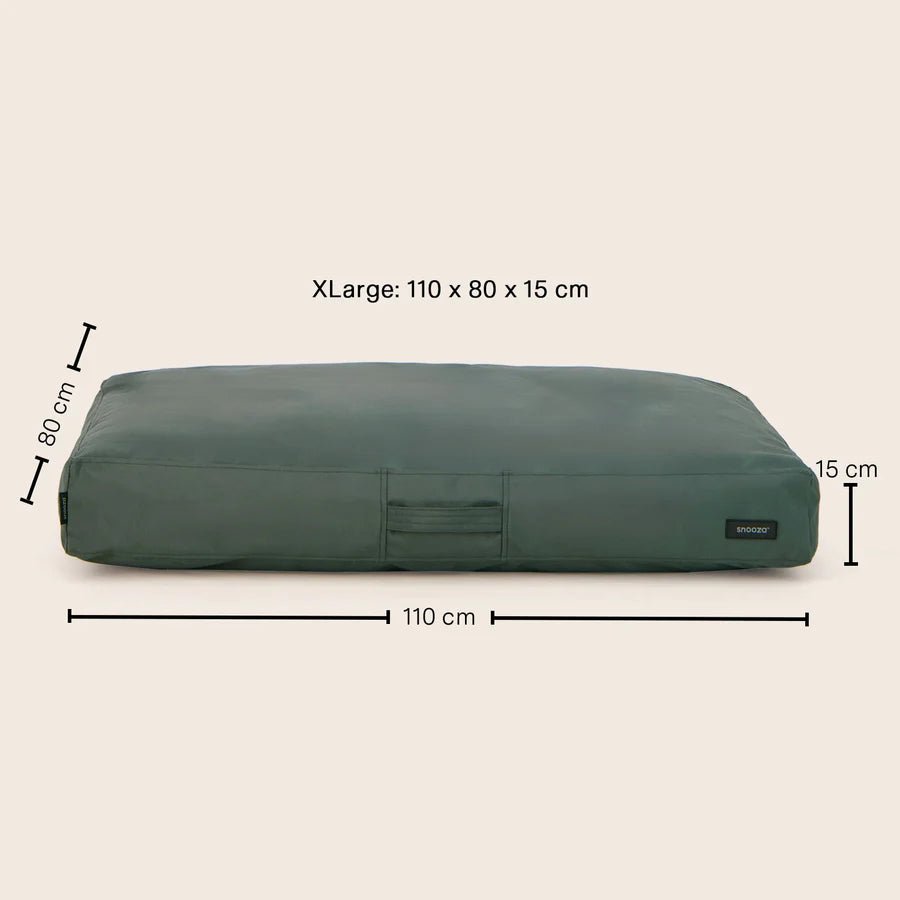 D1000 Waterproof Outdoor Dog Bed - Breathable & Durable Eucalyptus Fiber - Perfect for Patio, Backyard & Camping Use