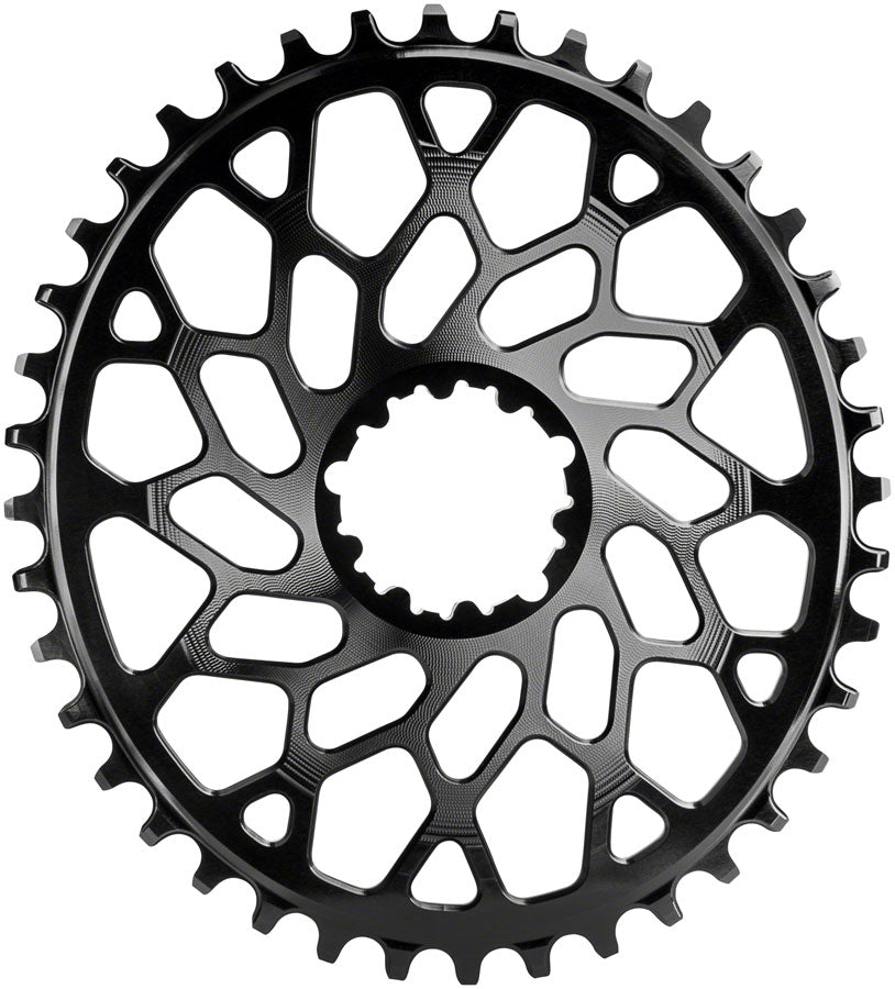 AbsoluteBLACK Oval Narrow Wide Chainring 40T - SRAM Direct Mount Compatible with 10/11/12 Speed Bikes - Perfect for Mountain Biking and Off-Road Cycling