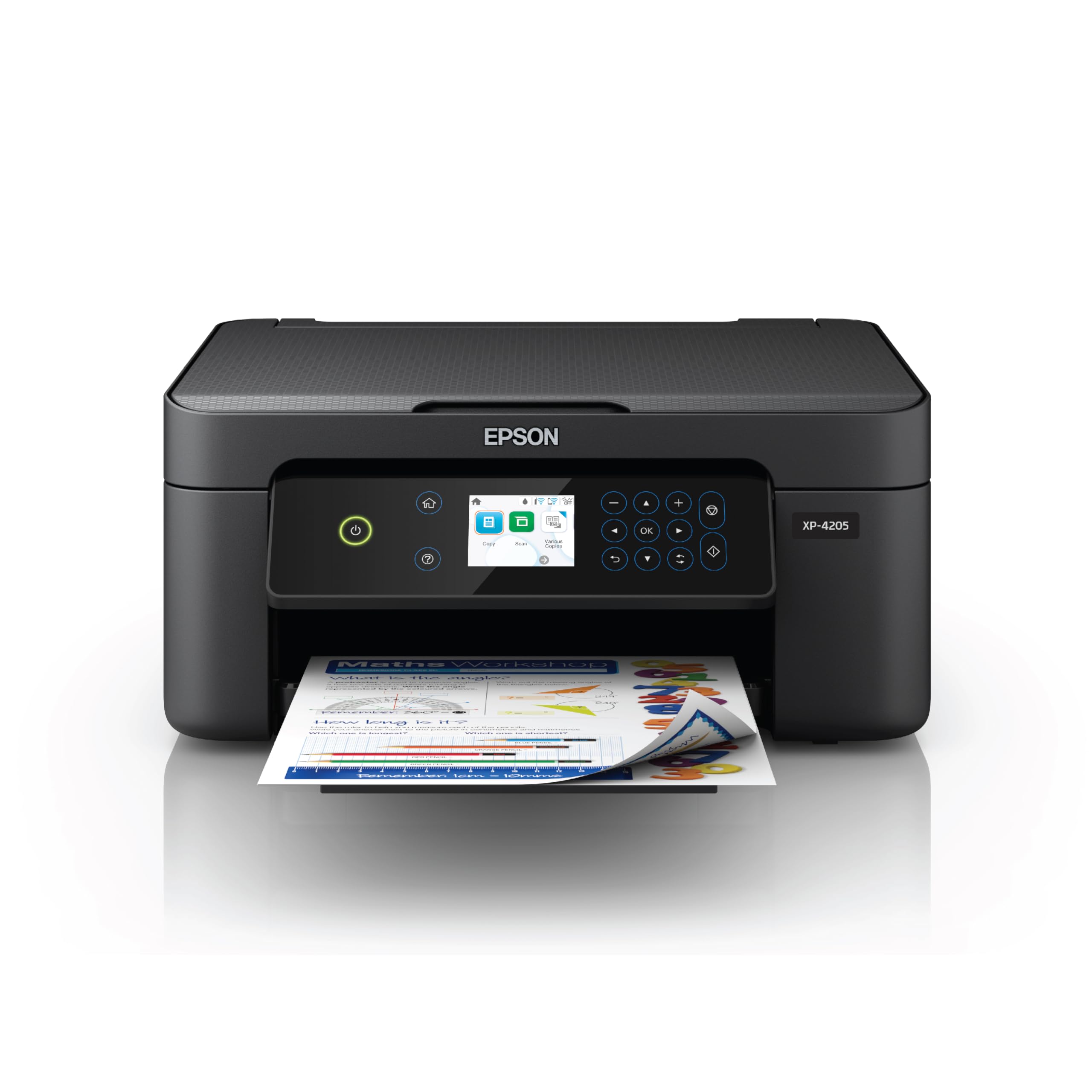 Epson Expression Home XP-4205 Wireless Color All-in-One Printer - Scan, Copy, Fax, Auto Duplex Printing & Borderless Photo Printing | 2.4