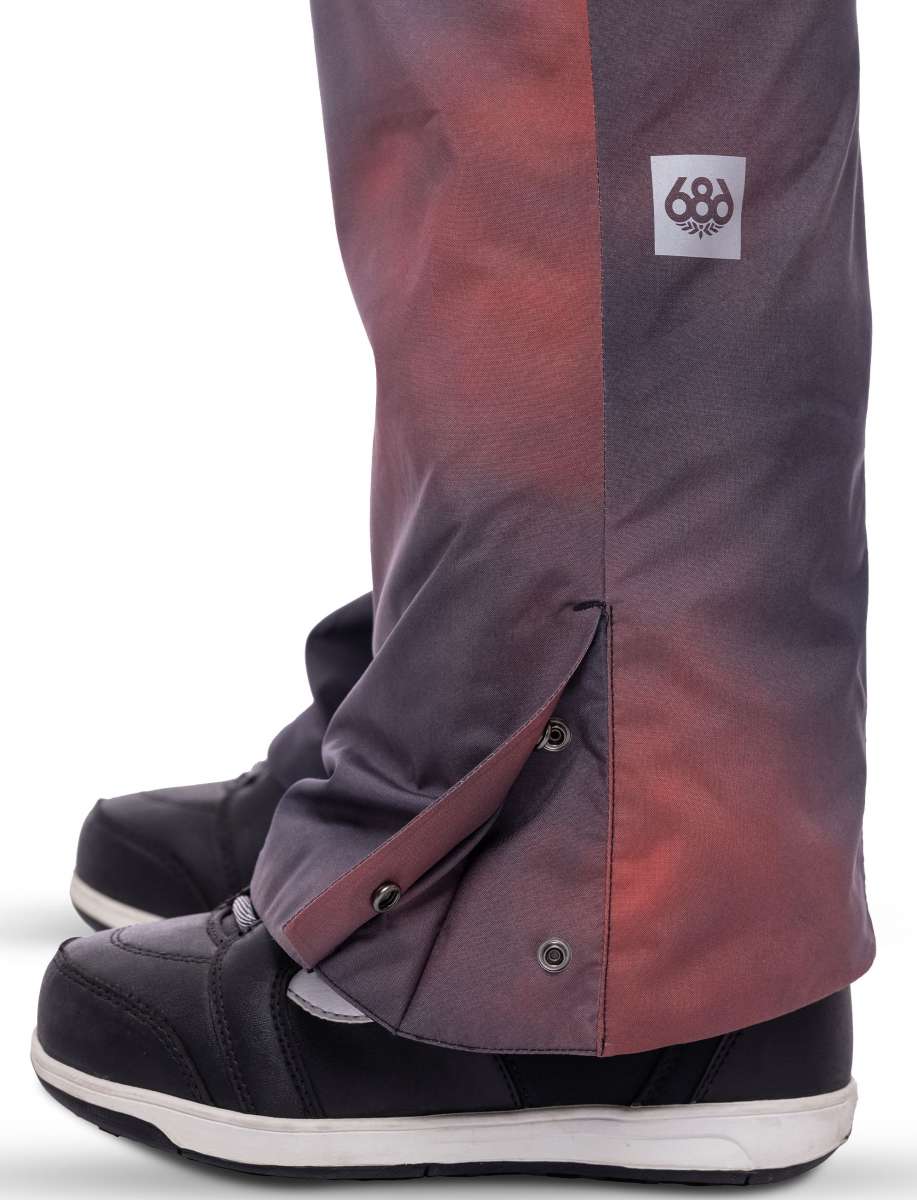 686 Women's Geode Thermagraph Bib Snow Pants 2023 - Waterproof Insulated Winter Ski Pants for Women - Perfect for Skiing, Snowboarding & Cold Weather Outdoor Activities