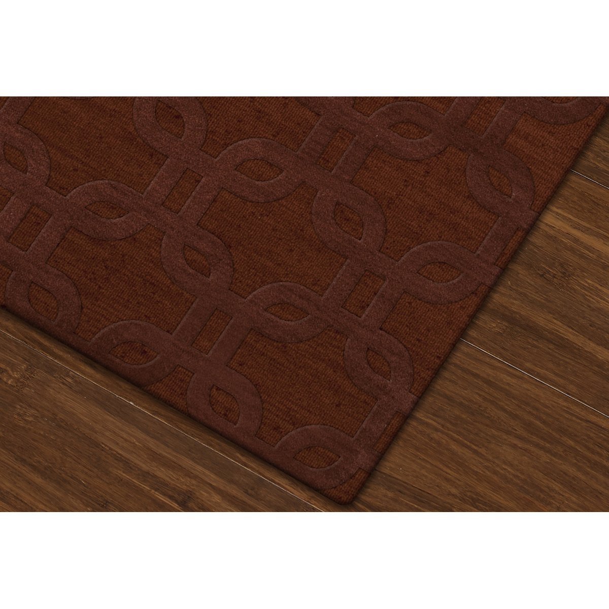 Dalyn Rugs Dover DV7 6' x 9' Area Rug in Paprika - Soft & Durable Handmade Rug for Living Room, Bedroom, or Office Decor