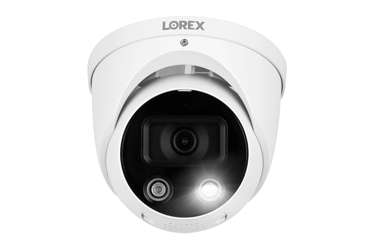 Lorex Fusion 4K 16-Channel Security Camera System (8 Wired + 8 WiFi) with 2TB NVR, 4 Smart Deterrence Dome Cameras, 2K Pan-Tilt Outdoor Camera & 2K Indoor WiFi Camera – Home & Business Surveillance Solution