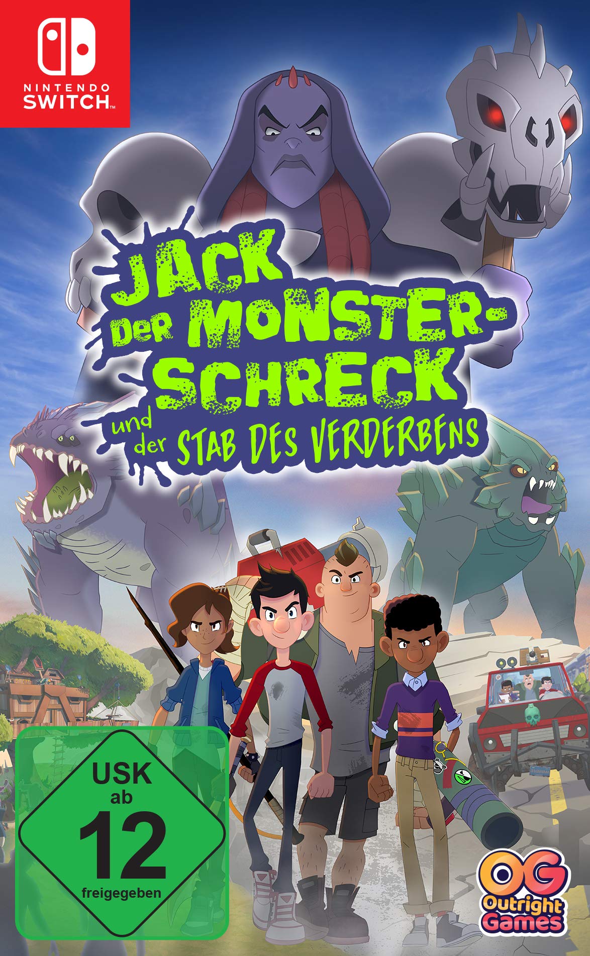 Jack the Monster Slayer and the Staff of Doom - Nintendo Switch Game | Action-Adventure RPG for Kids & Adults | Perfect for Family Game Nights & Solo Play