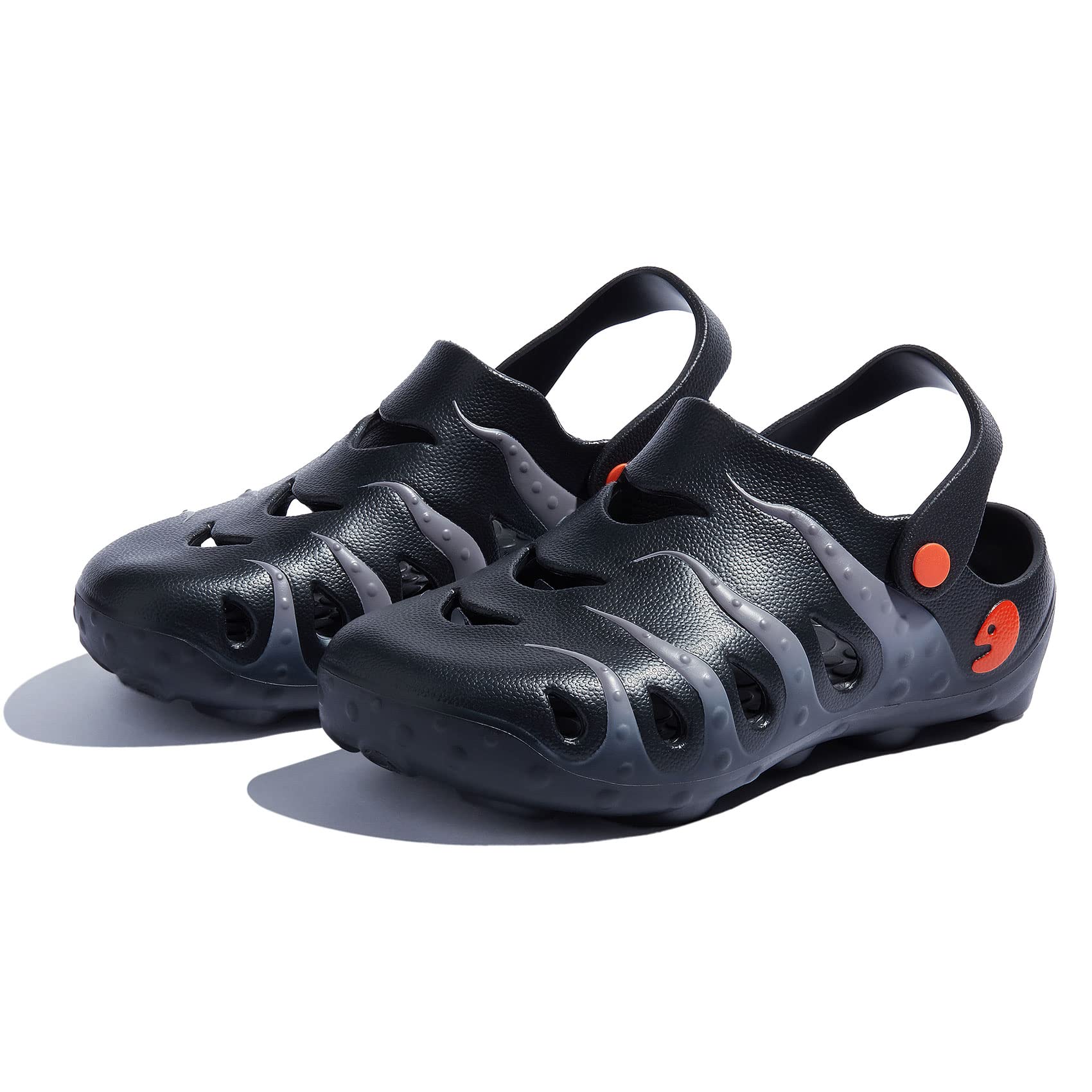 UIN Men's Slip-On Clog Shoes - Comfortable Garden, Beach & Outdoor Slippers with Octopus Design - Perfect for Gardening, Beach Walks and Casual Wear
