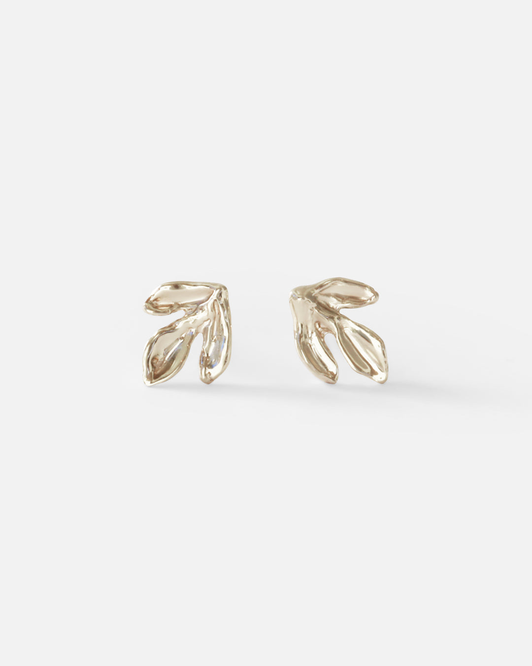 Leaf & White Stud Earrings for Women - Minimalist Boho Chic Jewelry - Perfect for Everyday Wear, Parties & Gifts