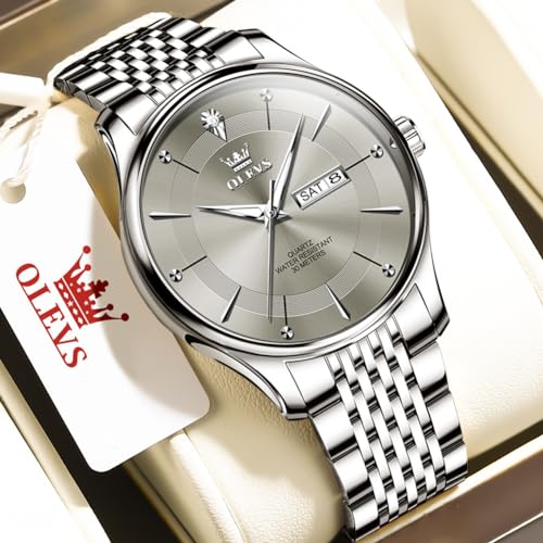 Silver Band Grey Face-9908