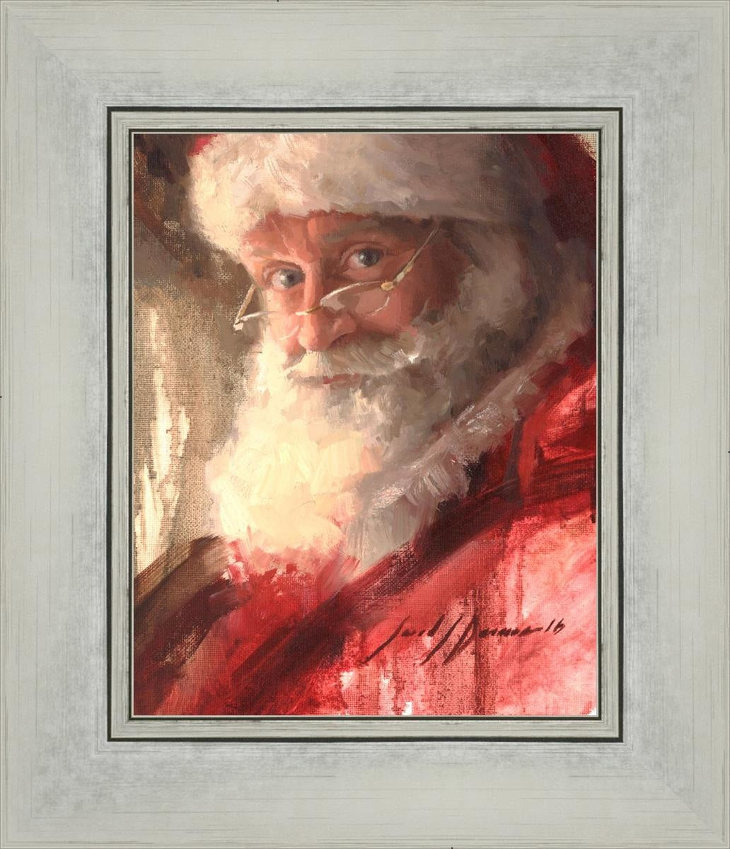 Santa By Jared Barnes - Handmade Christmas Decorations for Holiday Home & Office Decor | Perfect for Tree Ornaments, Gift Toppers & Festive Party Decorations