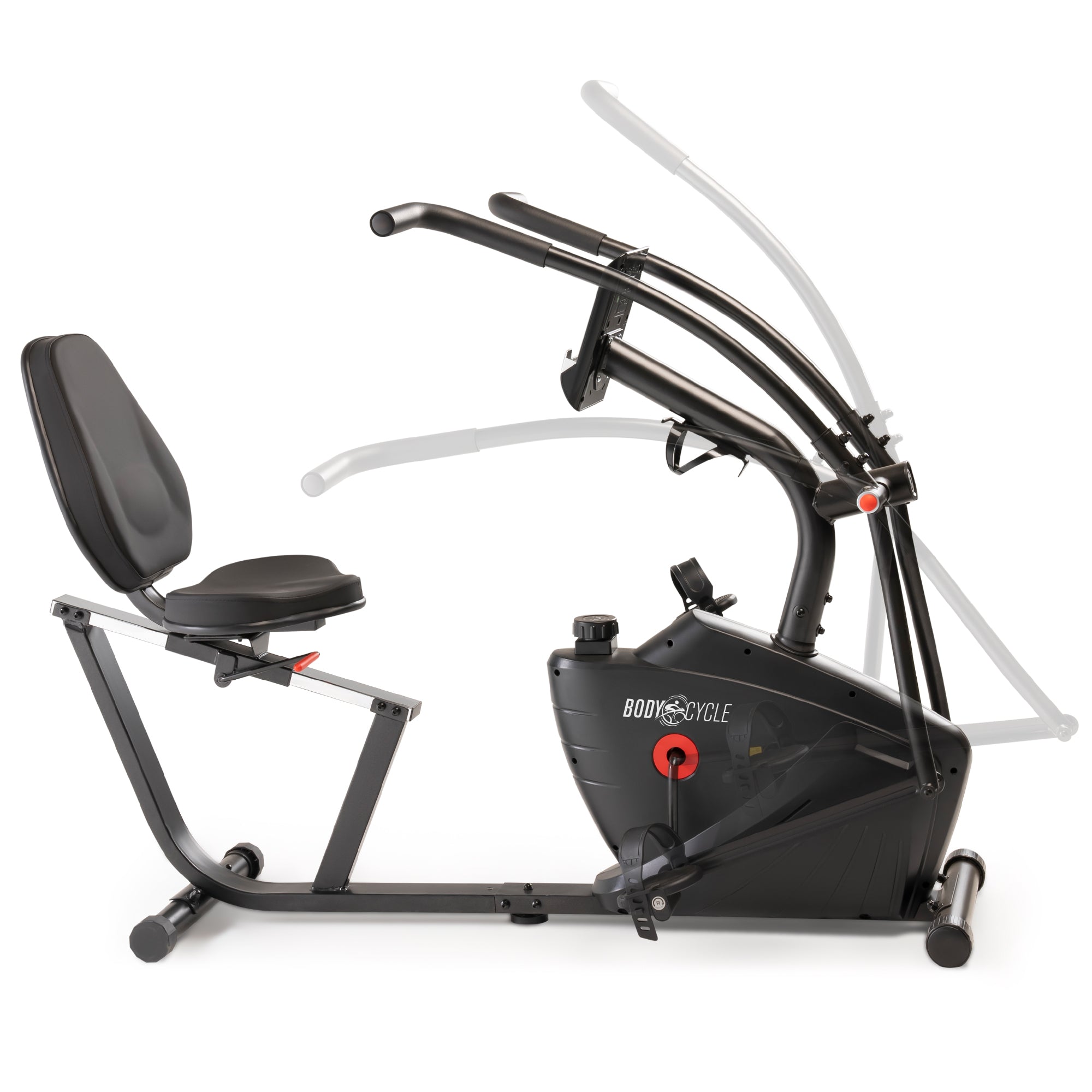 Marcy JX-7301 Dual Action Recumbent Exercise Bike for Home Gym - Full Body Workout Machine with Adjustable Resistance | Ideal for Cardio Training, Physical Therapy & Low-Impact Fitness