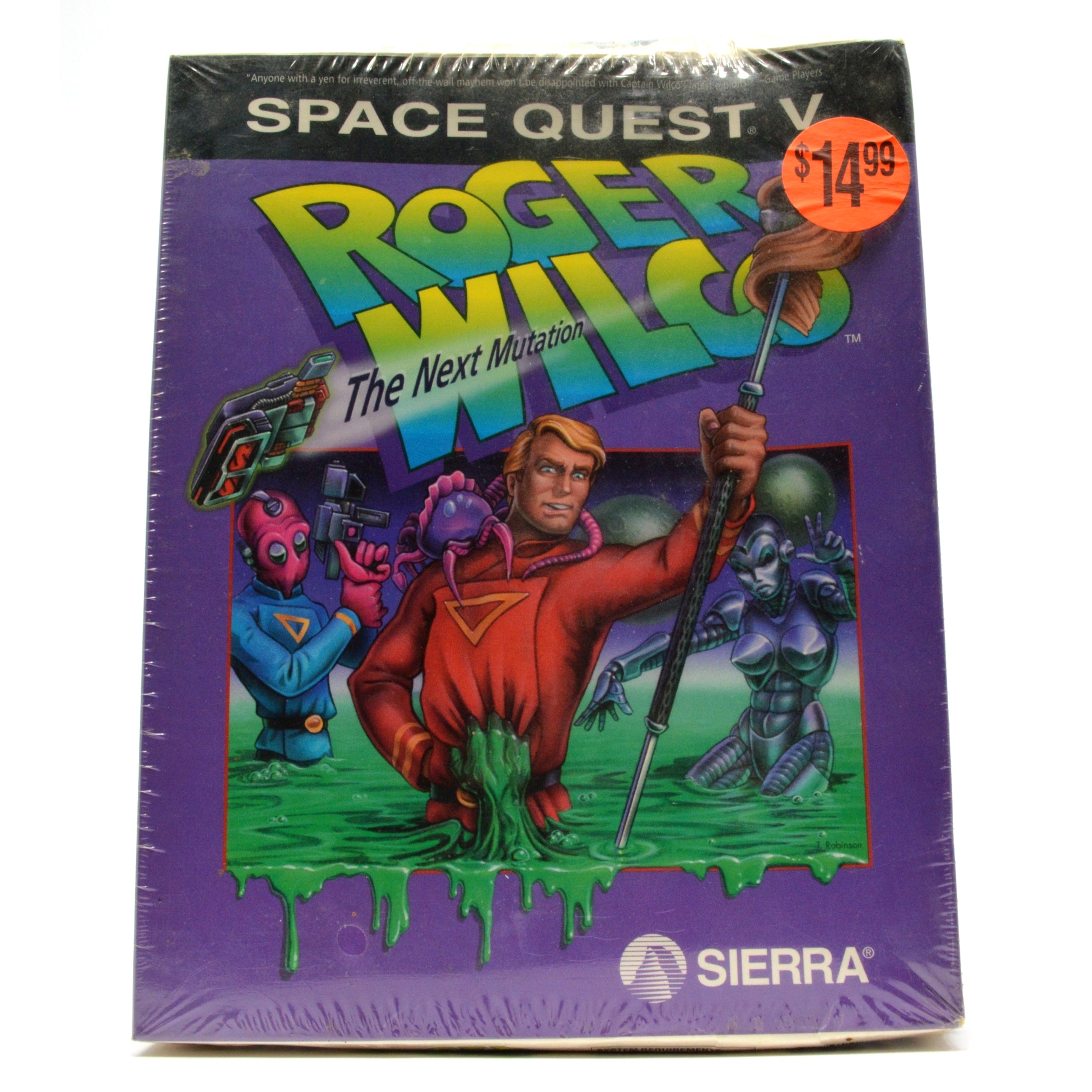 Brand New ROGER WILCO THE NEXT MUTATION Sealed Computer Game Space Quest V - Adventure Game for PC Windows, Perfect for Retro Gaming Enthusiasts & Collectors
