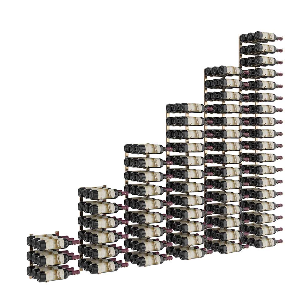 W Series Under the Stairs Wine Wall Kit - Premium Wine Storage Solution for Home & Basement - Perfect for Wine Enthusiasts & Entertaining Guests