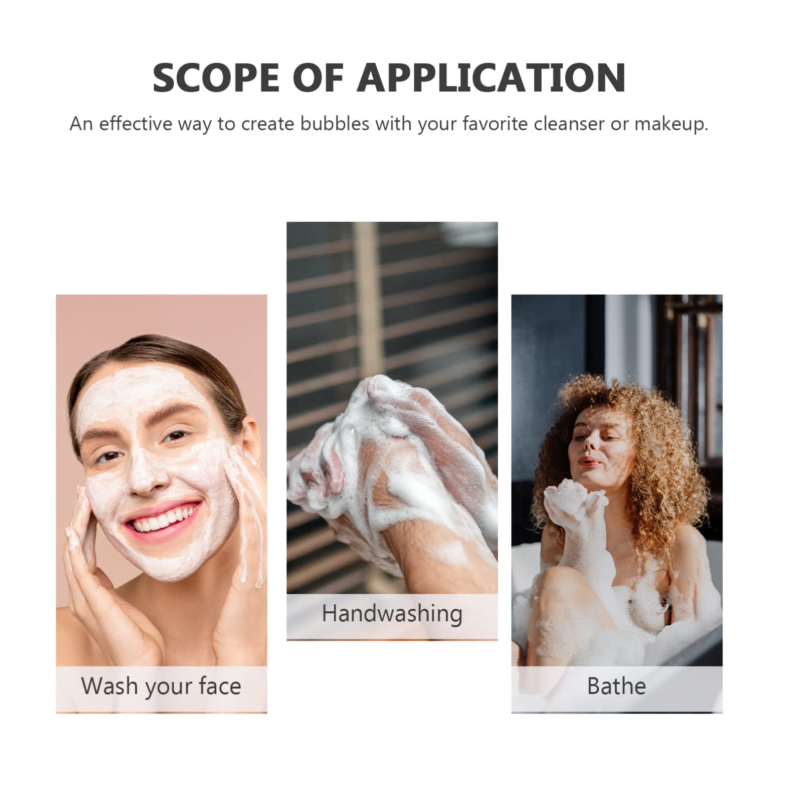 DOITOOL 2-Pack Foam Whip Maker for Face Wash - Bubble Cleanser & Facial Foam Cup Dispenser | Skin Cleansing Care for Home & Travel | Perfect for Daily Skincare Routine & Spa Days