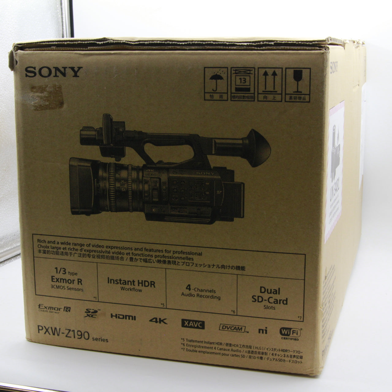 Open Box Excellent Condition Sony PXW-Z190 4K 3CMOS 1/3