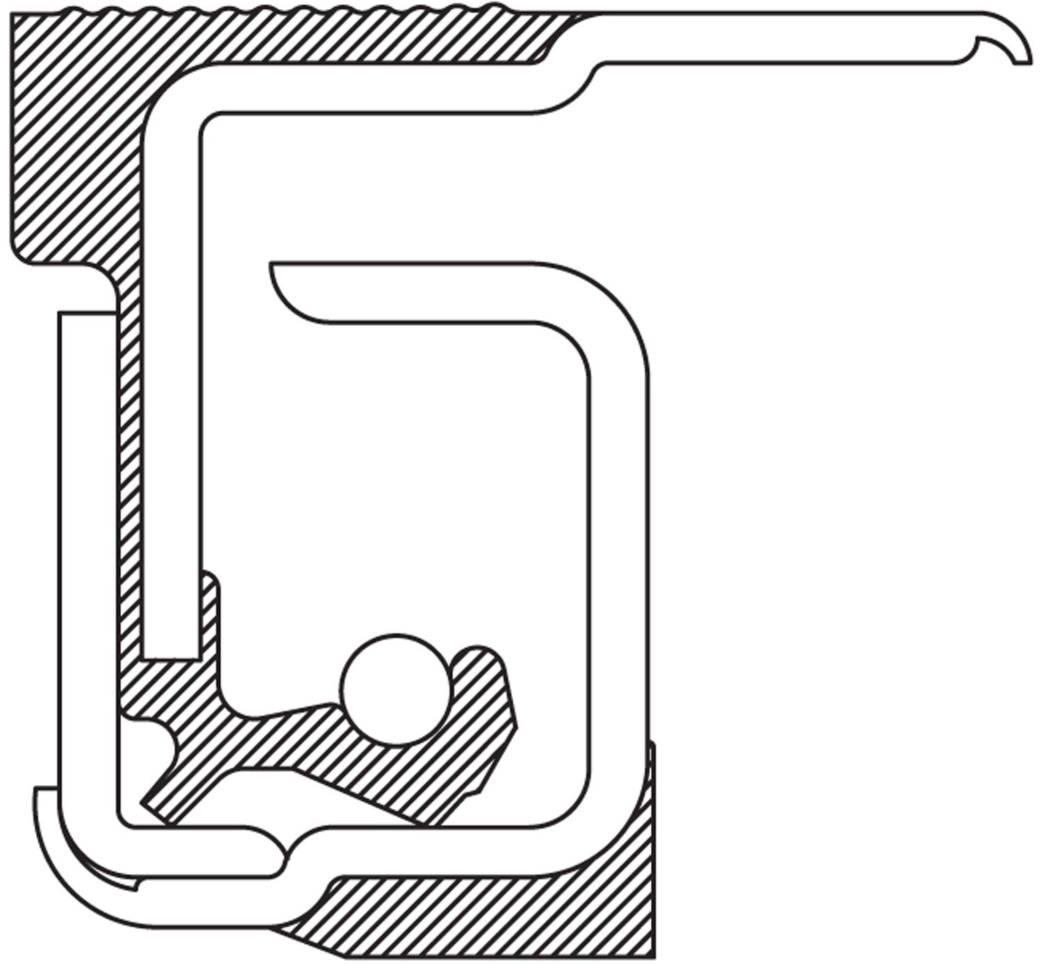 National Oil Bath Seal - 370012A | High-Quality Replacement Oil Seal for Automotive & Industrial Use | Perfect for Engine, Transmission & Hydraulic Systems