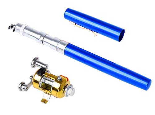 Portable Telescopic Fishing Rod and Spinning Reel Combo Kit - Mini Compact Design for Saltwater & Freshwater Fishing - Perfect for Travel, Camping, and Outdoor Adventures