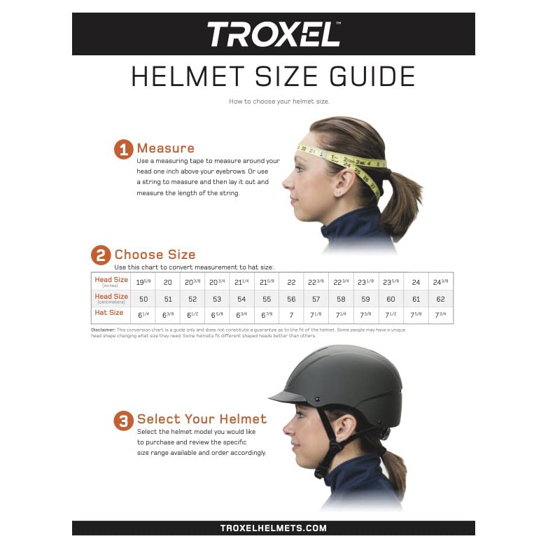 Troxel Intrepid Low-Profile Adjustable Horse Riding Helmet - ASTM/SEI Certified Equestrian Safety Gear for Adults - Perfect for Trail Riding, Show Jumping & Dressage