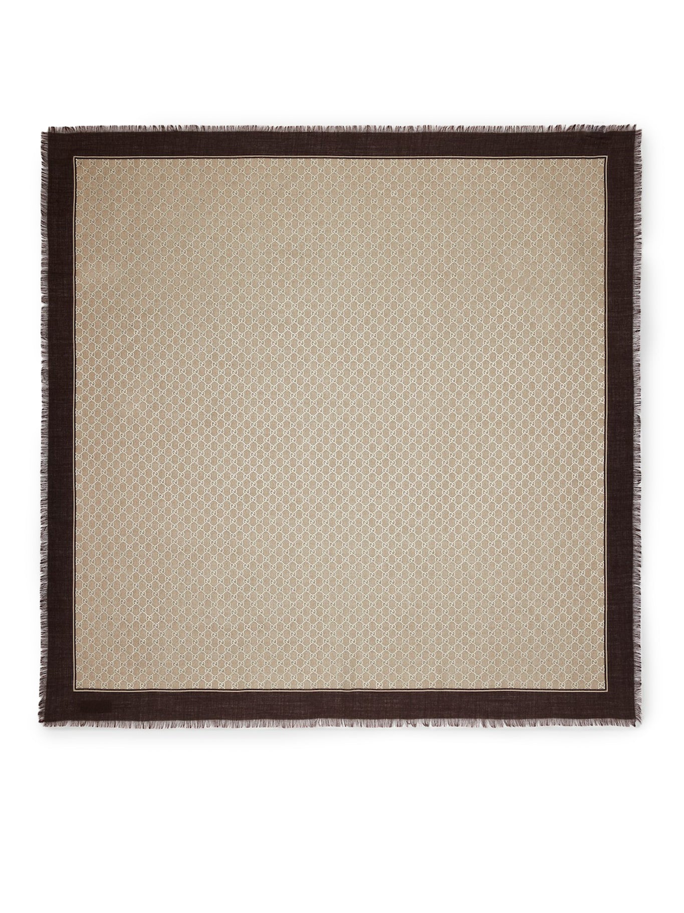 Gucci GG Wool Shawl in Brown - 8100223G348 9865 Camellightbrown | Luxury Cashmere Wrap for Women, Perfect for Fall & Winter Fashion, Office, and Evening Outfits