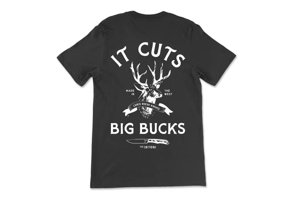 Chris Reeve CRK 1104 Big Bucks Pocket T-Shirt - Black 3XL | Premium Cotton Men's Tee for Casual Wear & Outdoor Activities