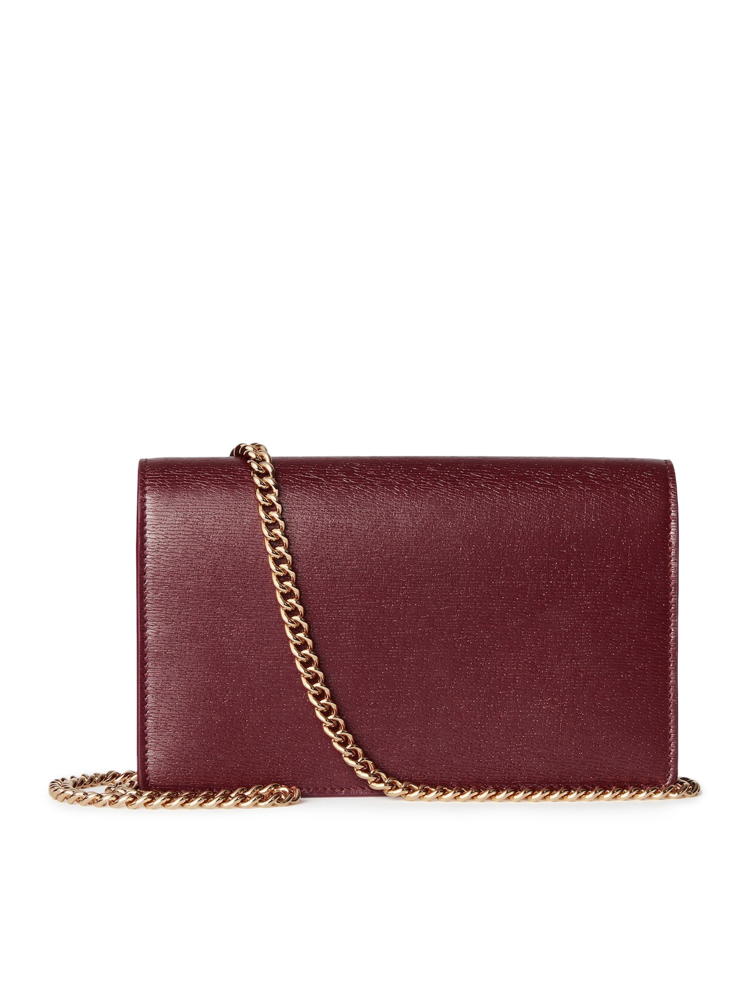 GUCCI GG Logo Chain Wallet for Women - Stylish Leather Card Holder with Detachable Chain - Perfect for Parties, Travel & Everyday Use
